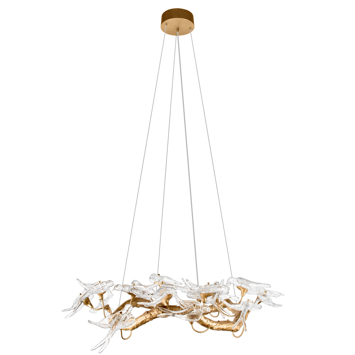 Изображение товара Современный подвесной светодиодный светильник Loft It Voa 10378/800 14м² бронза стекло