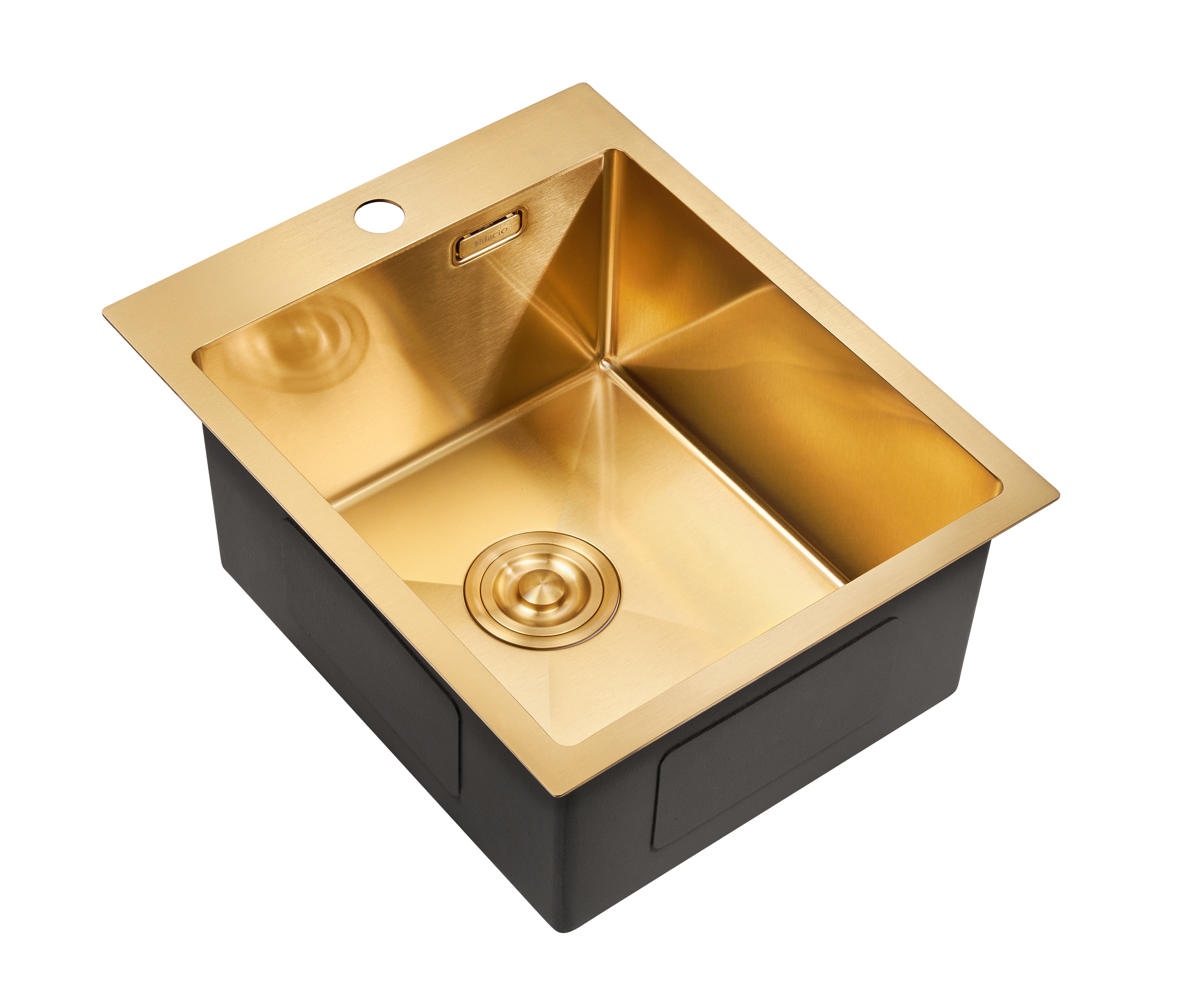 Изображение товара Врезная кухонная мойка MILACIO MC.77468 51x41 см нержавеющая сталь золото