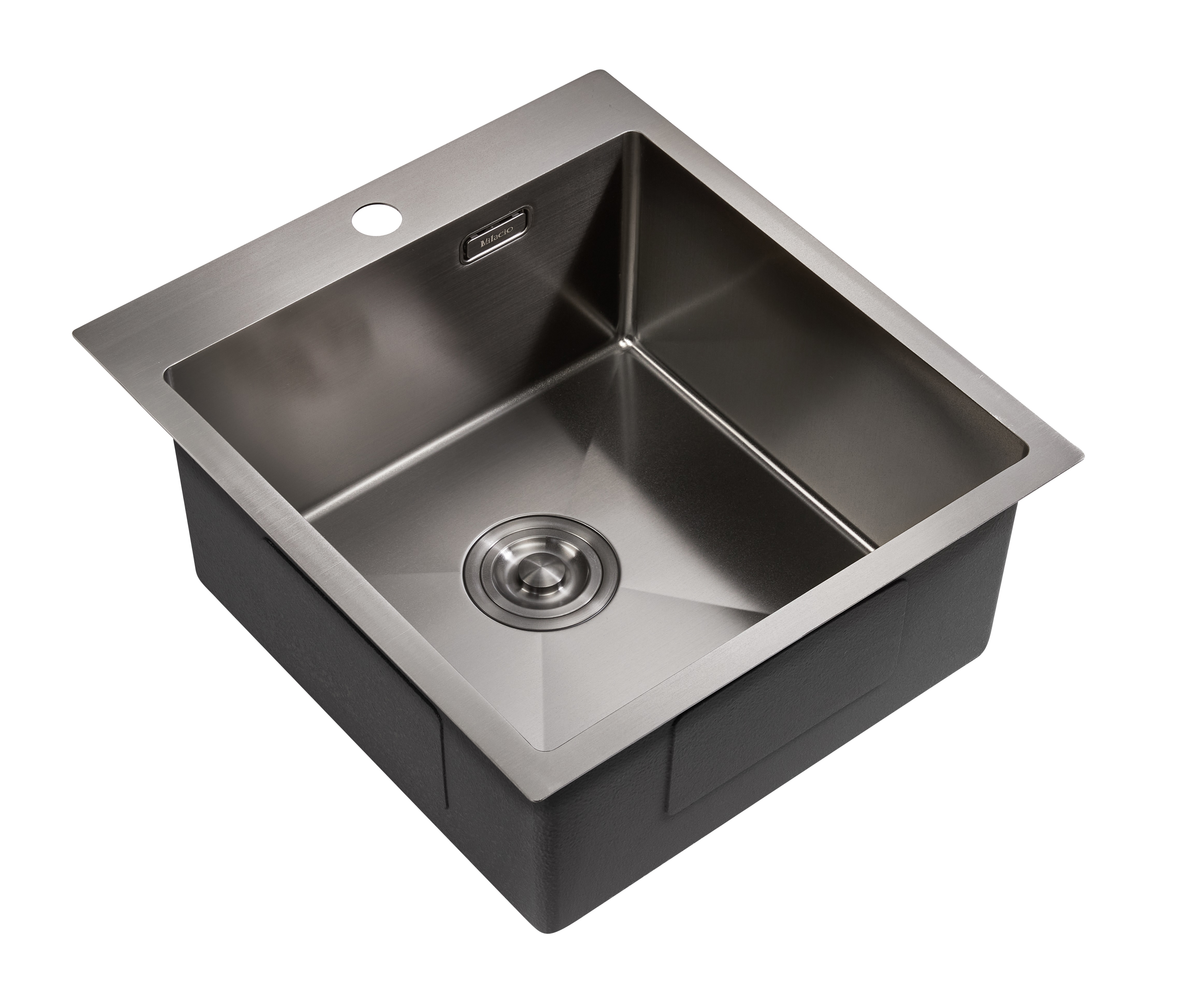 Изображение товара Врезная кухонная мойка Milacio MC.77479 51x46 см нержавеющая сталь темно-серая