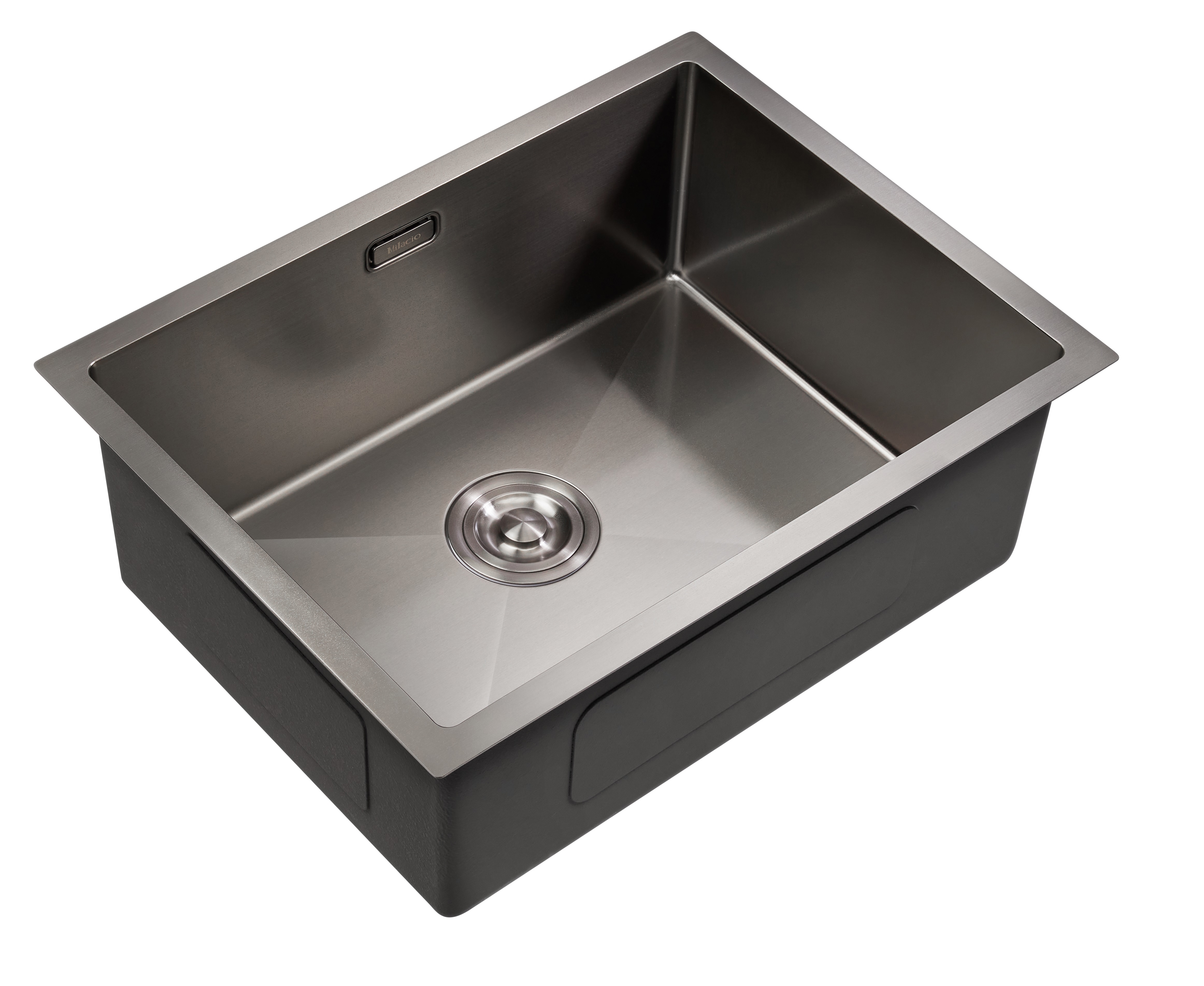 Изображение товара Врезная мойка Milacio MC.77459 44x58x21 см нержавеющая сталь цвет темно-серый