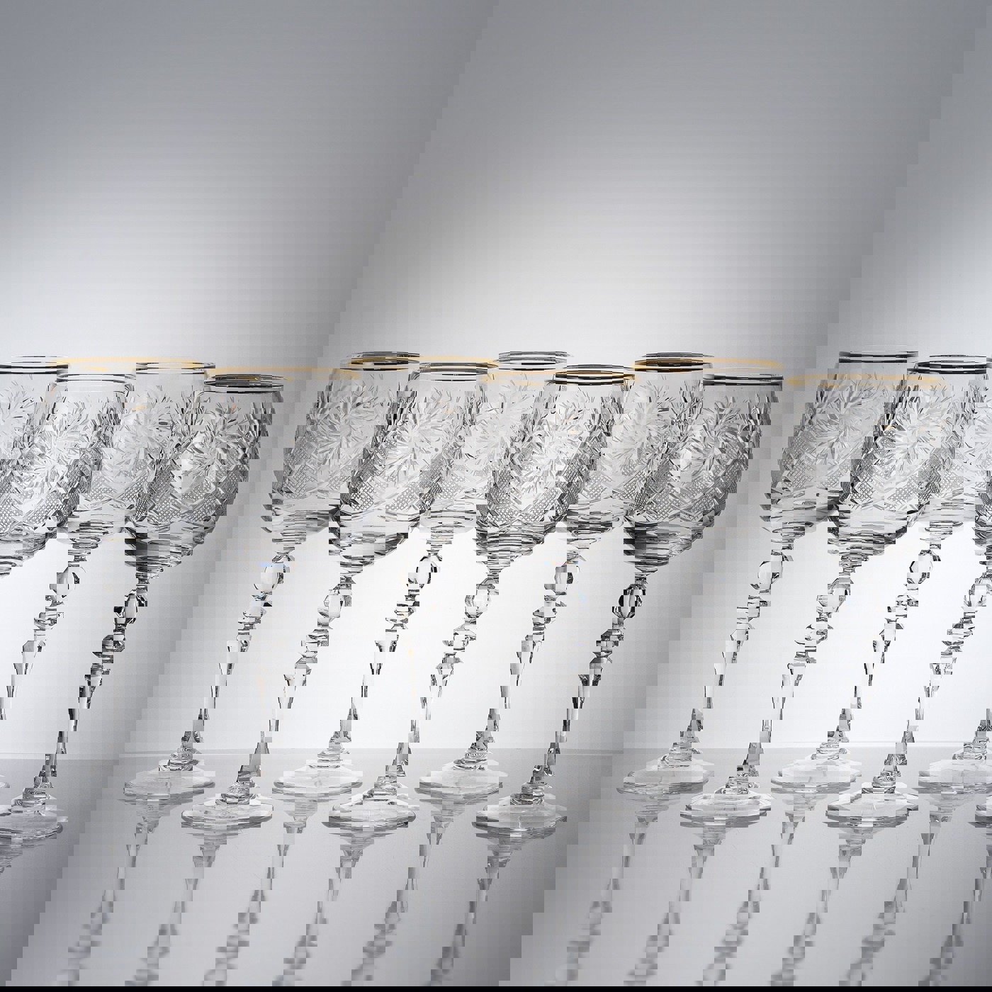 Изображение товара Набор хрустальных бокалов Неман 6 шт 300 мл для вина прозрачный