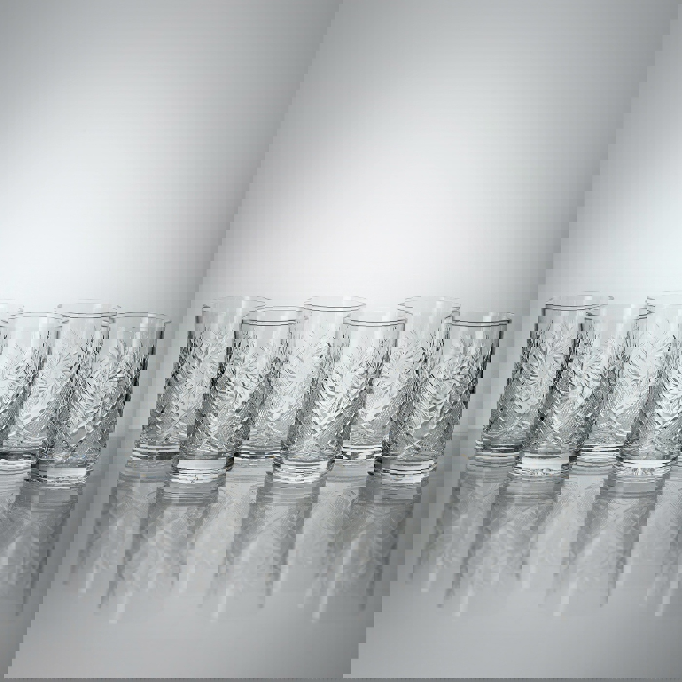 Изображение товара Набор из 6 хрустальных стаканов для воды Неман 330 мл прозрачный