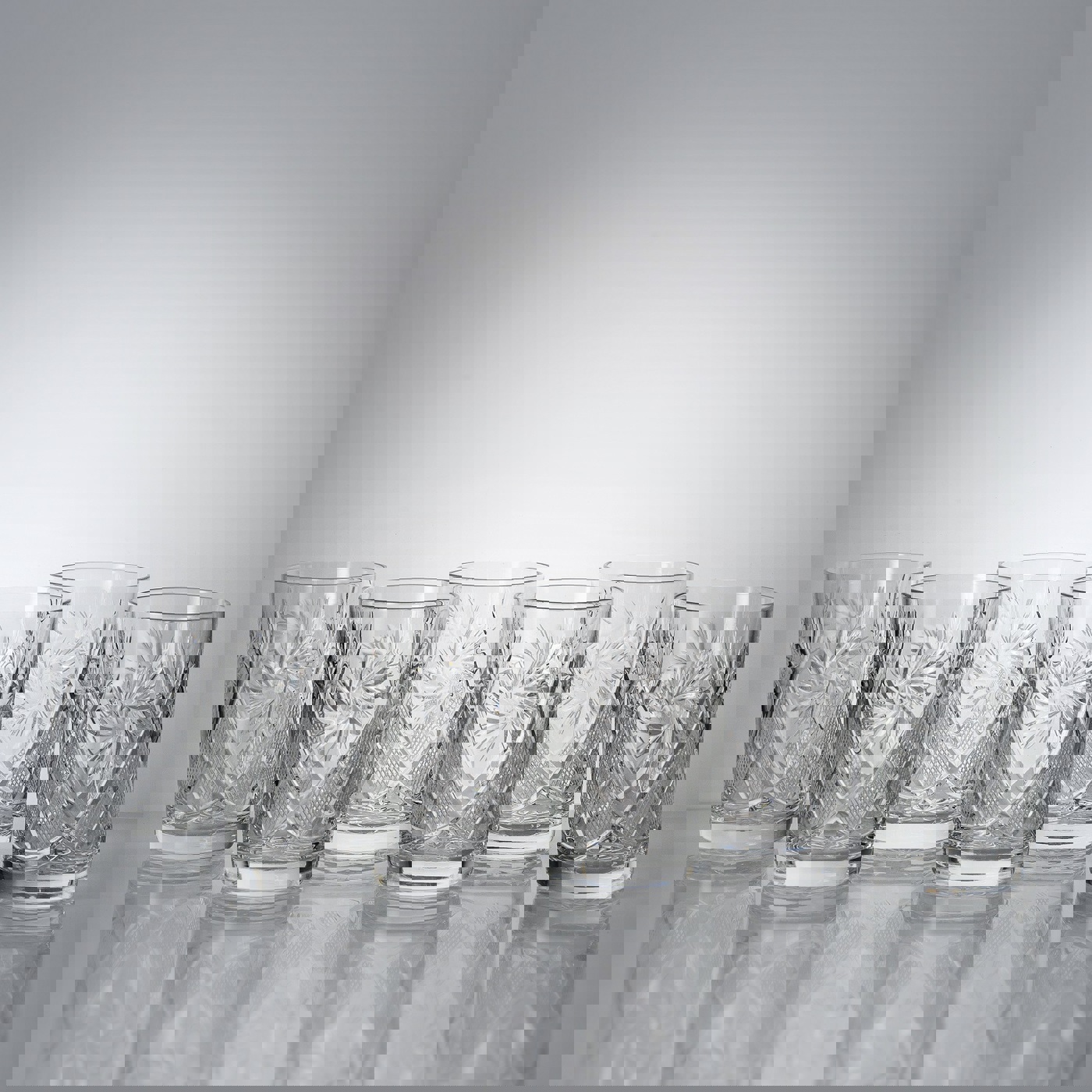 Изображение товара Набор хрустальных стаканов Неман 8844 200 мл 6 шт прозрачный