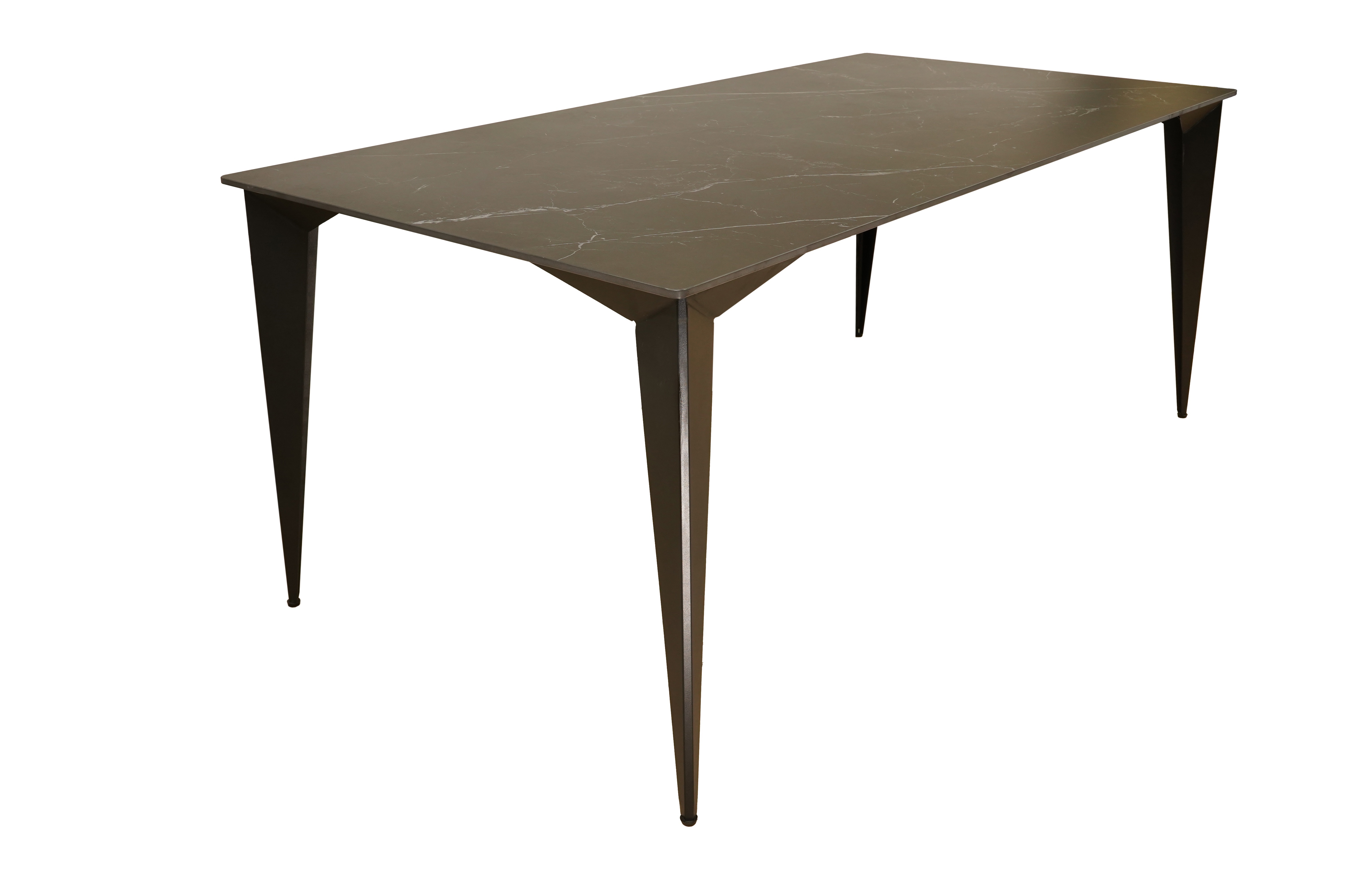 Изображение товара Стол ЛУЧАНО керамика черный матовый Т11мм, 160х90х77 см DIY