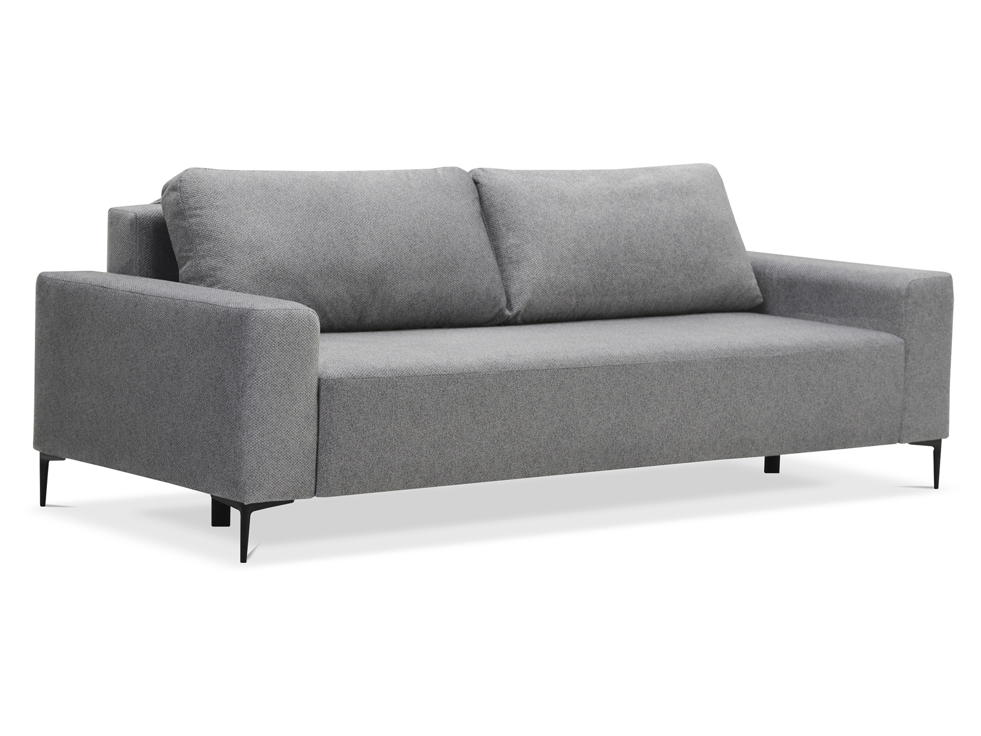 Изображение товара Диван Ладья Вебер 250x90x105 см велюр цвет серый