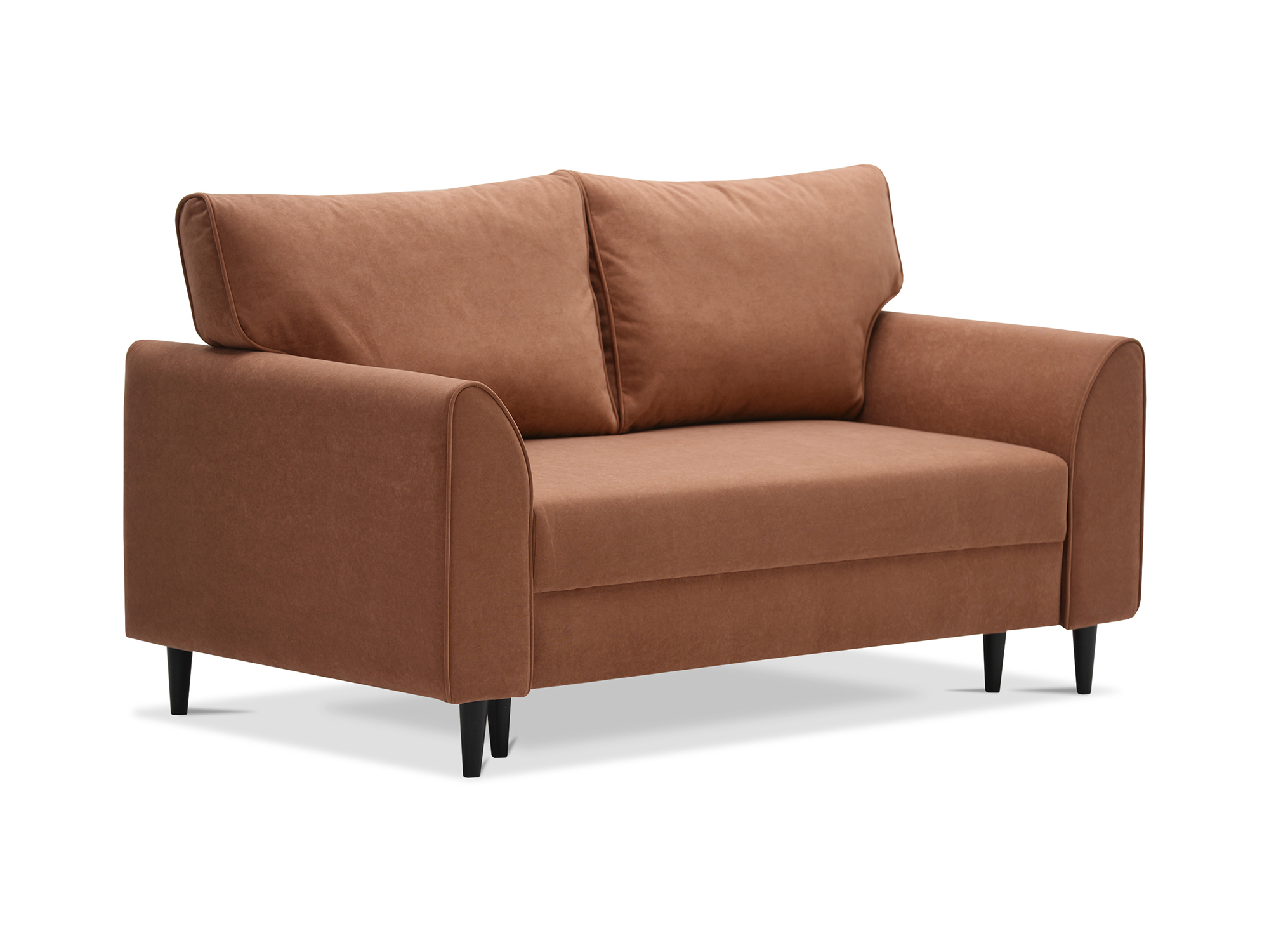 Изображение товара Раскладной диван Ладья Касита Formula 494 157x93x88 см велюр цвет оранжевый