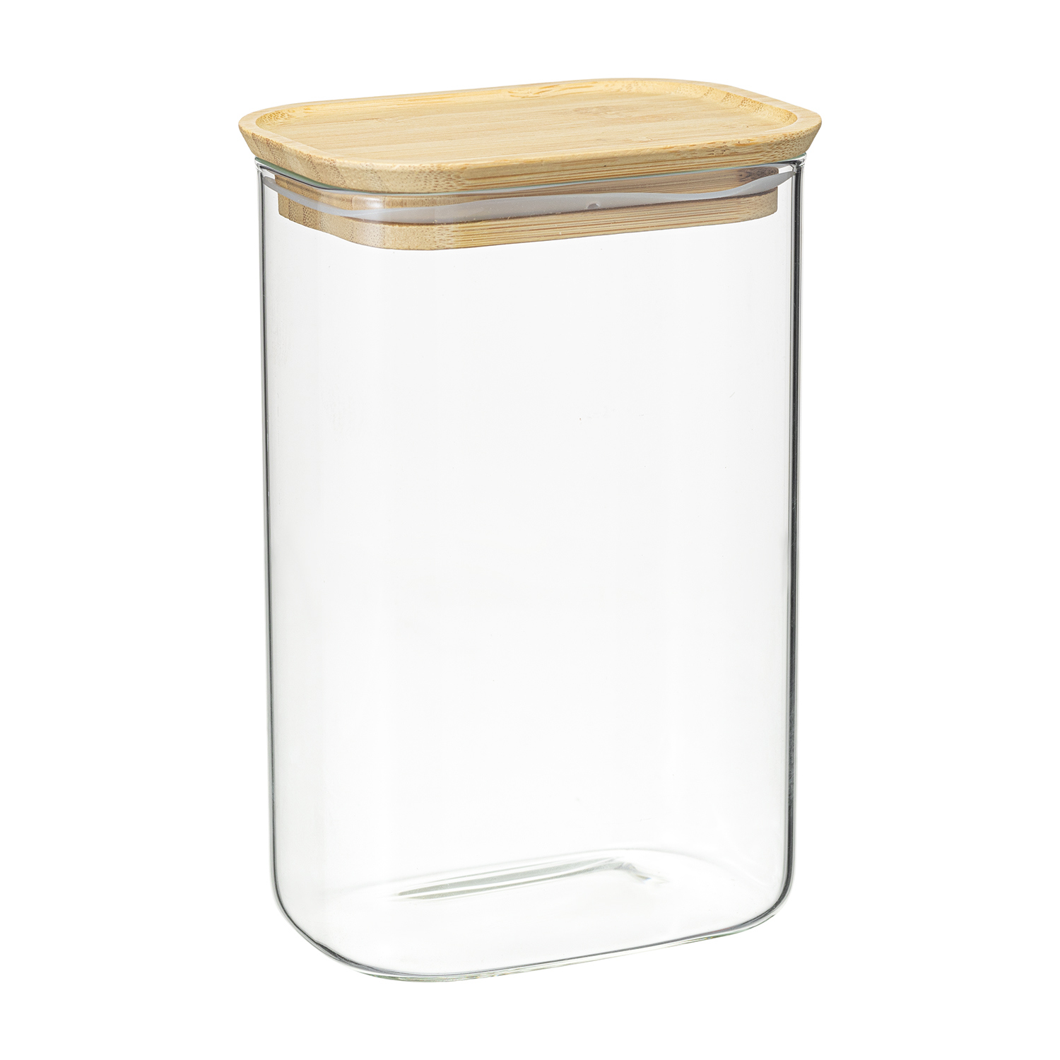 Изображение товара Банк для сыпучих продуктов Smart solutions 1.3 л стекло прозрачная стильная практичная