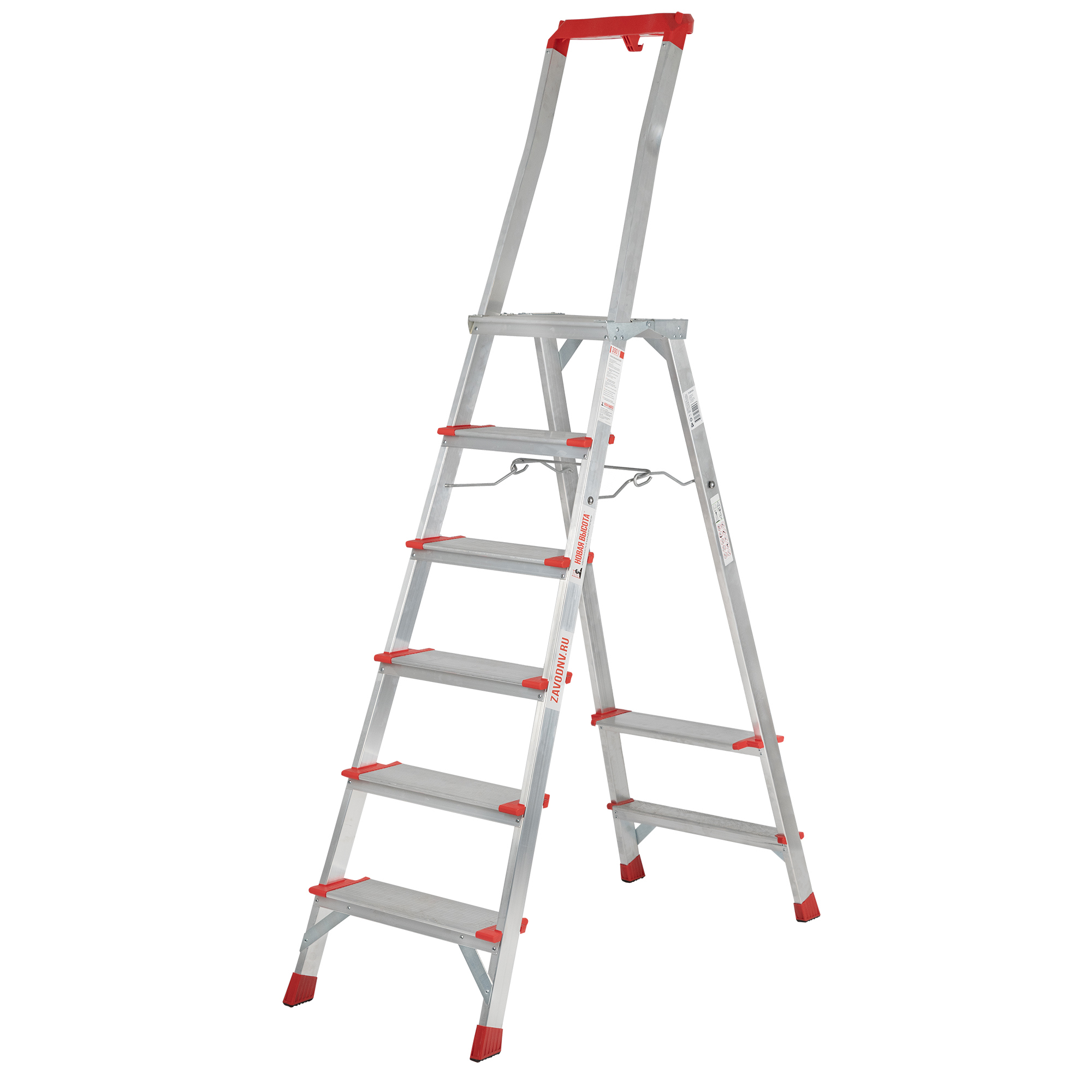 Изображение товара Стремянка алюминиевая Новая Высота NV 3138, 6 ступеней, до 225 кг