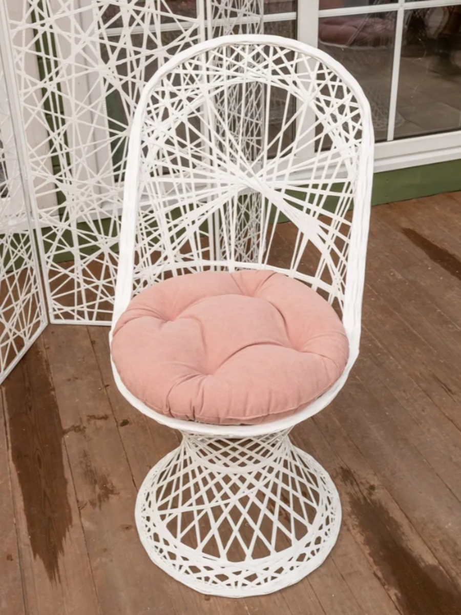 Изображение товара Кресло садовое Ajurio Provance из композита для дачи и сада белое