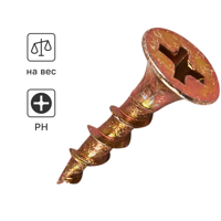 Изображение товара Саморезы по дереву DILWIS потайные острые оцинкованные 3.5x16 мм на вес Изображение товара Саморезы по дереву DILWIS потайные острые оцинкованные 3.5x16 мм на вес