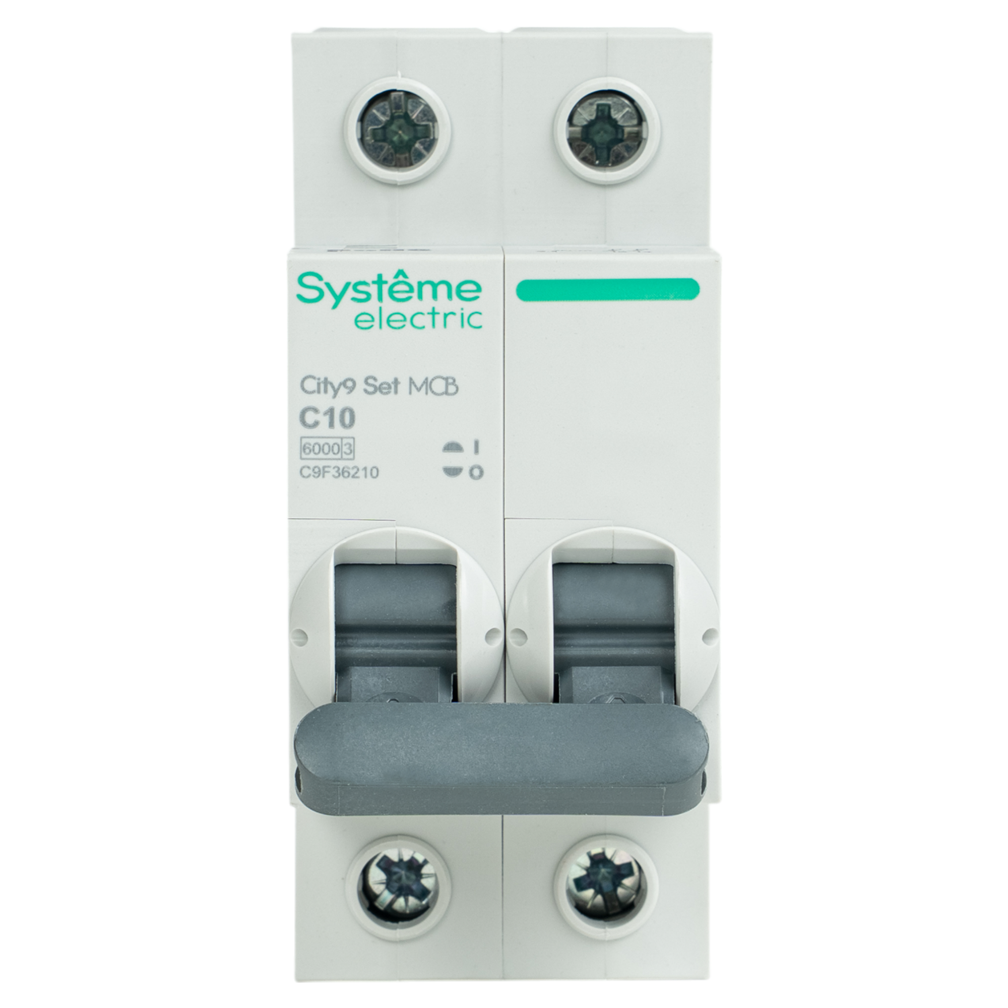 Автоматический выключатель Systeme Electric City9 Set C9F36210 2P С10 А 6 кА - 1
