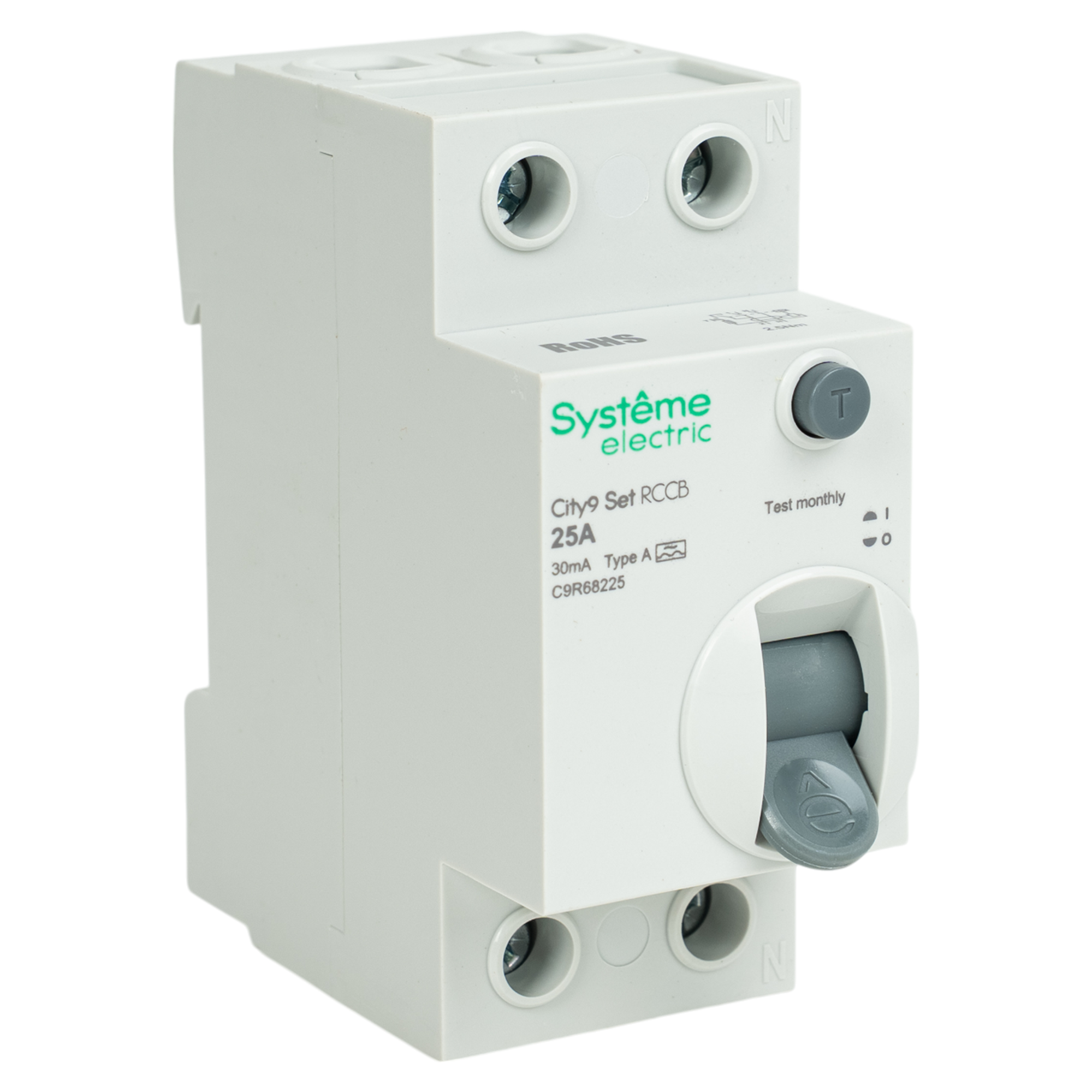 УЗО Systeme Electric City9 Set 2P 25 А 30мА 6кА A C9R68225 - 1