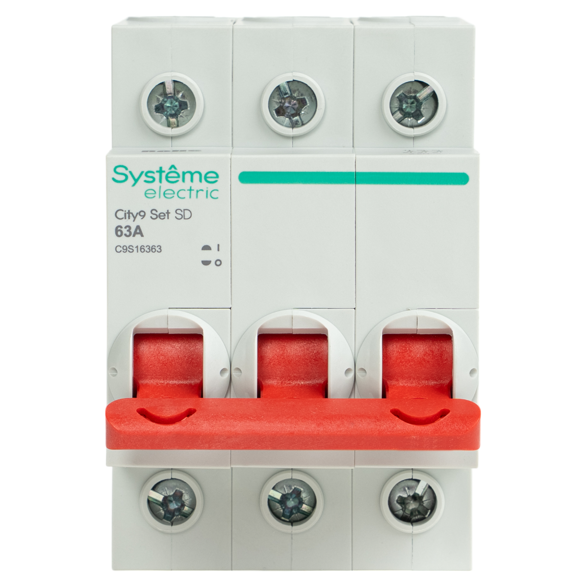 Выключатель нагрузки Systeme Electric City9 Set C9S16363 3P C63 А 6 кА - 2
