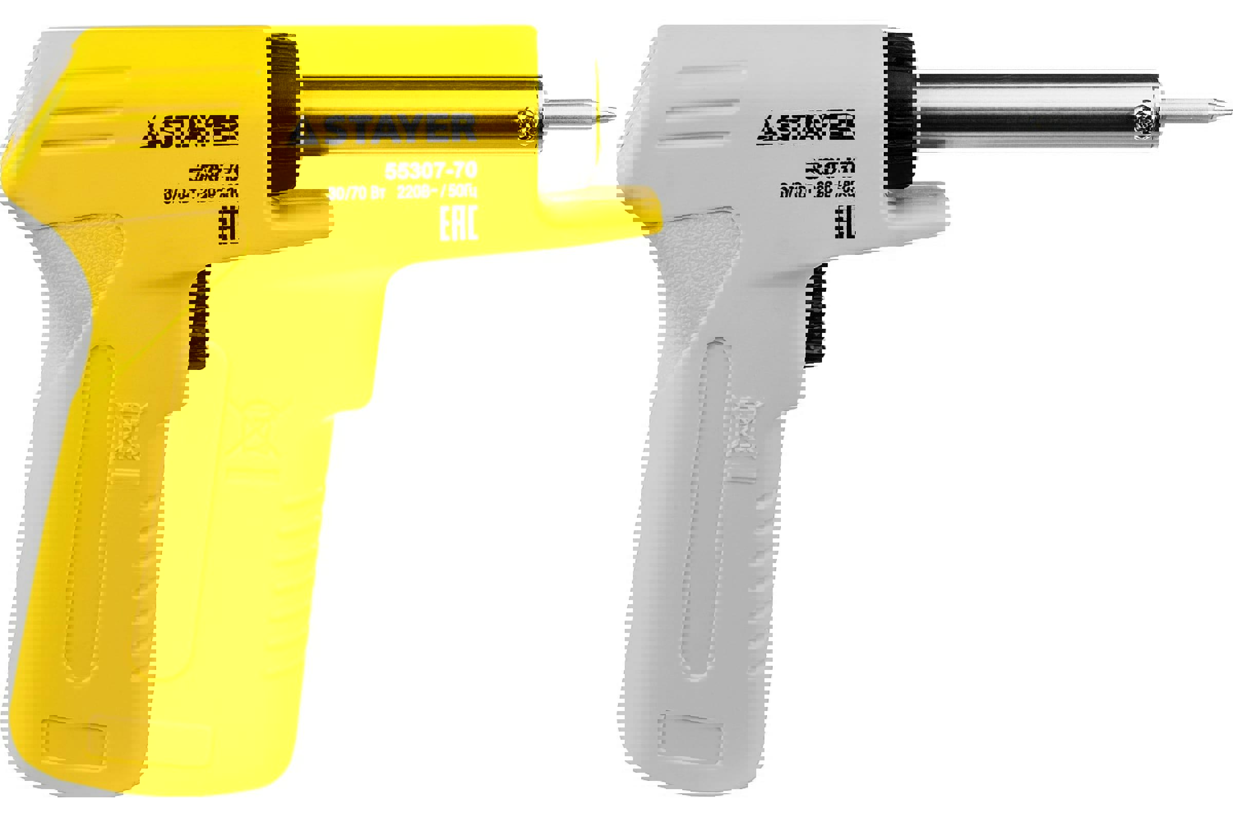 Изображение товара Электрический паяльник STAYER 55307-70 70 Вт с конусным жалом