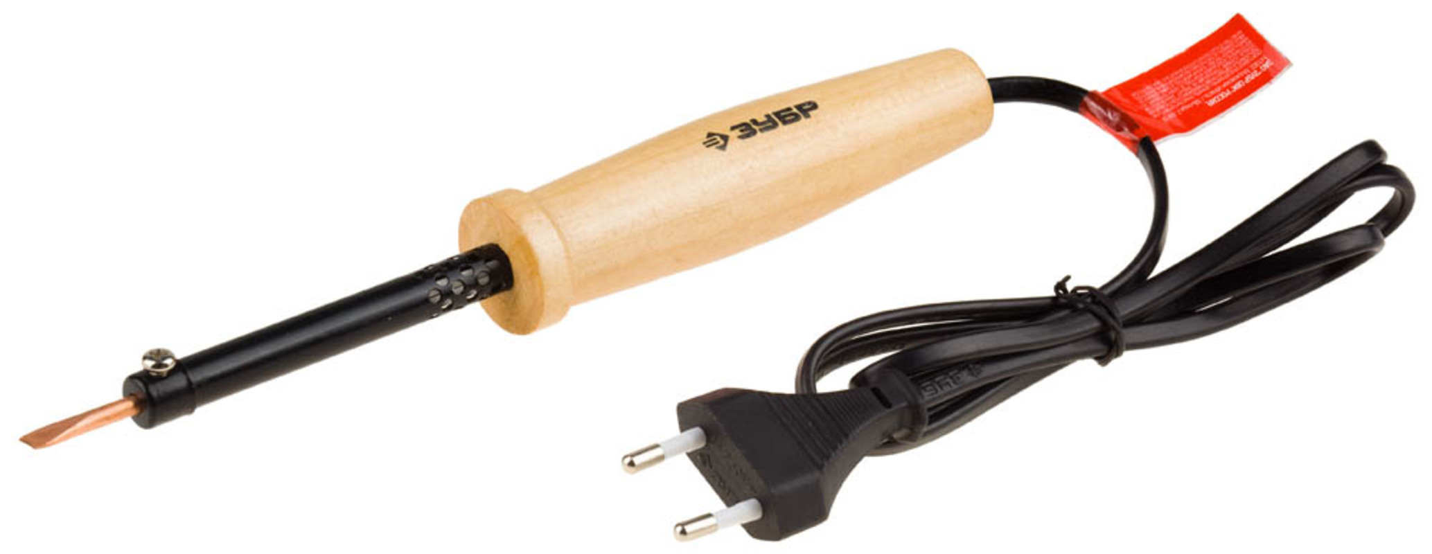 Изображение товара Электропаяльник ЗУБР 55405-40 40 Вт для пайки электронных компонентов