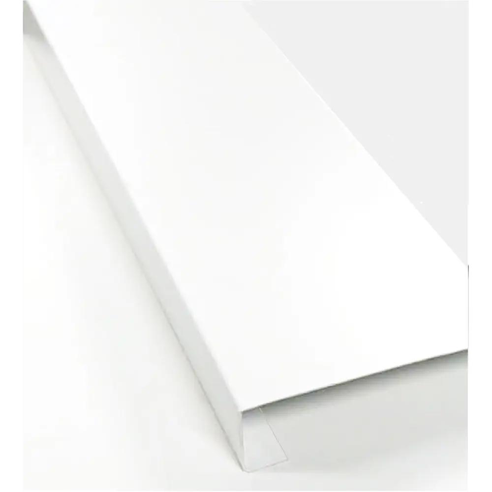 Изображение товара Ремонтная накладка на подоконник ПВХ Комбиг 2000x200x1.4мм белый матовый капинос 45мм