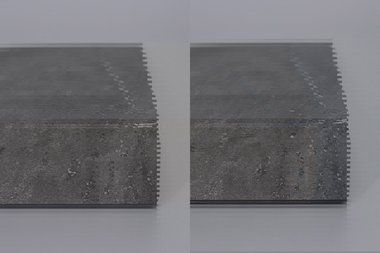 Изображение товара Ремонтная накладка на подоконник Комбиг 1000x200x1 мм, мрамор темно-серый