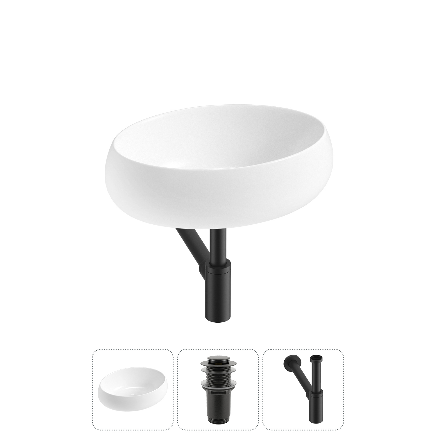 Изображение товара Раковина Lavinia Boho Bathroom Sink 50 см овальная белая керамика