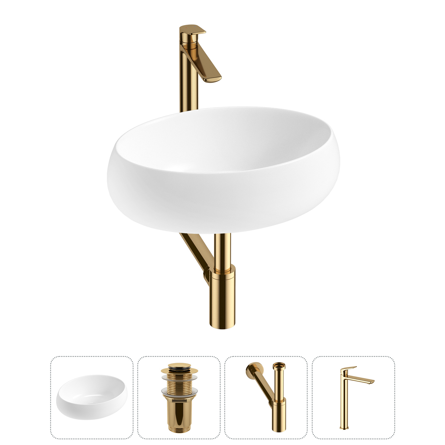 Изображение товара Раковина Lavinia Boho Bathroom Sink 50 см с донным клапаном и сифоном