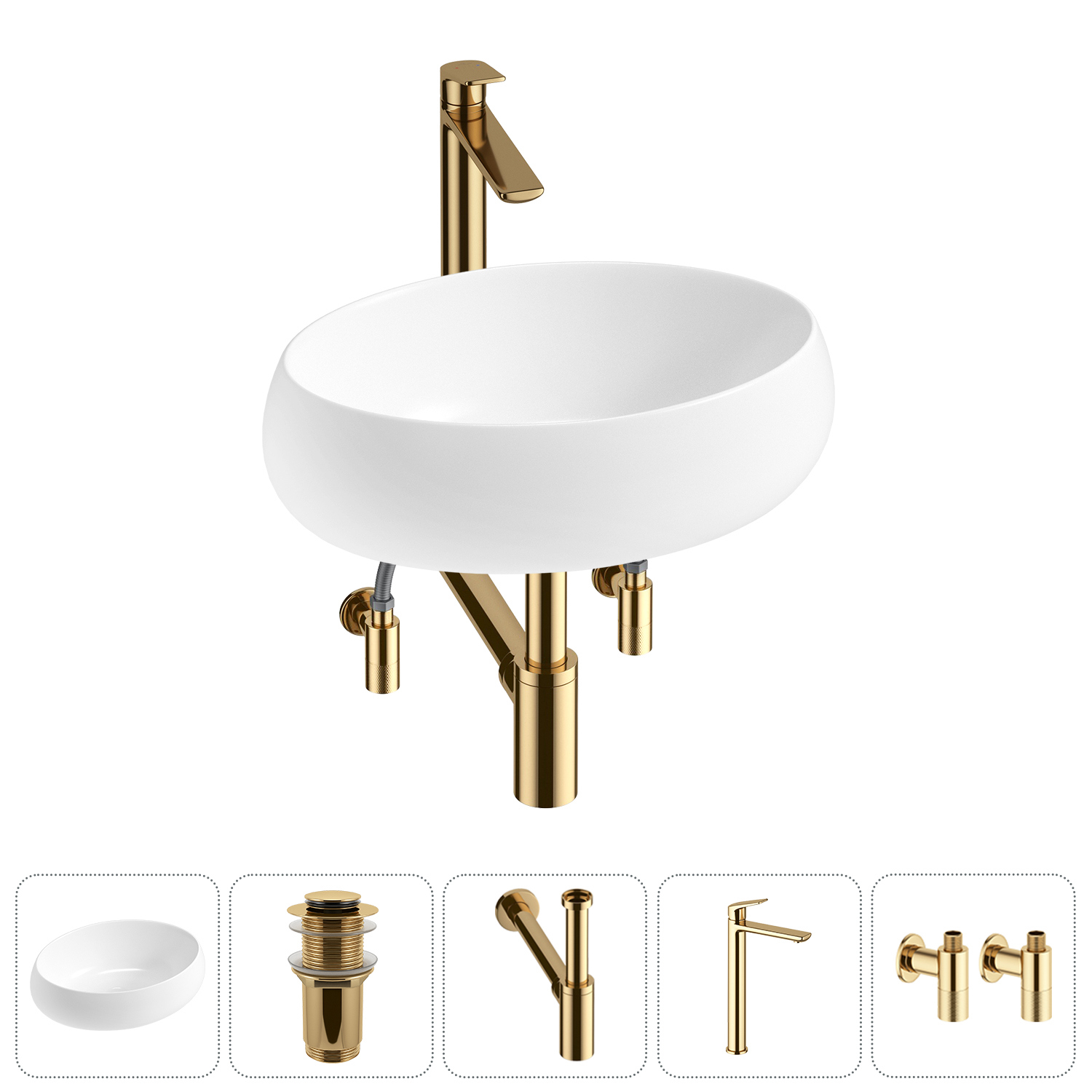 Изображение товара Раковина Lavinia Boho Bathroom Sink 50 см с комплектом для быстрой установки