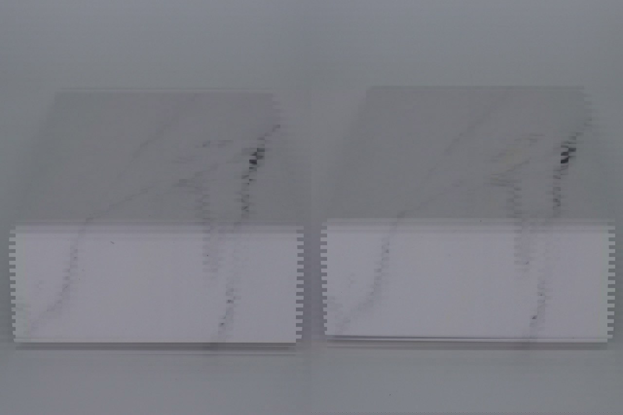 Изображение товара Ремонтная накладка на подоконник КомБИГ 2500x450x1 мм мрамор белый матовый