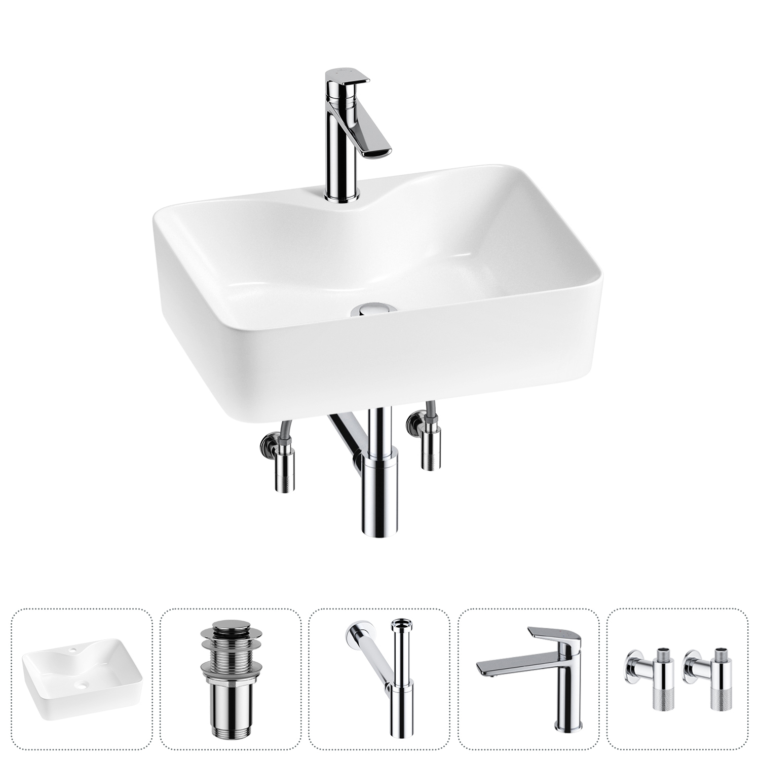 Изображение товара Раковина Lavinia Boho Bathroom Sink 20215267R 48 см с комплектом