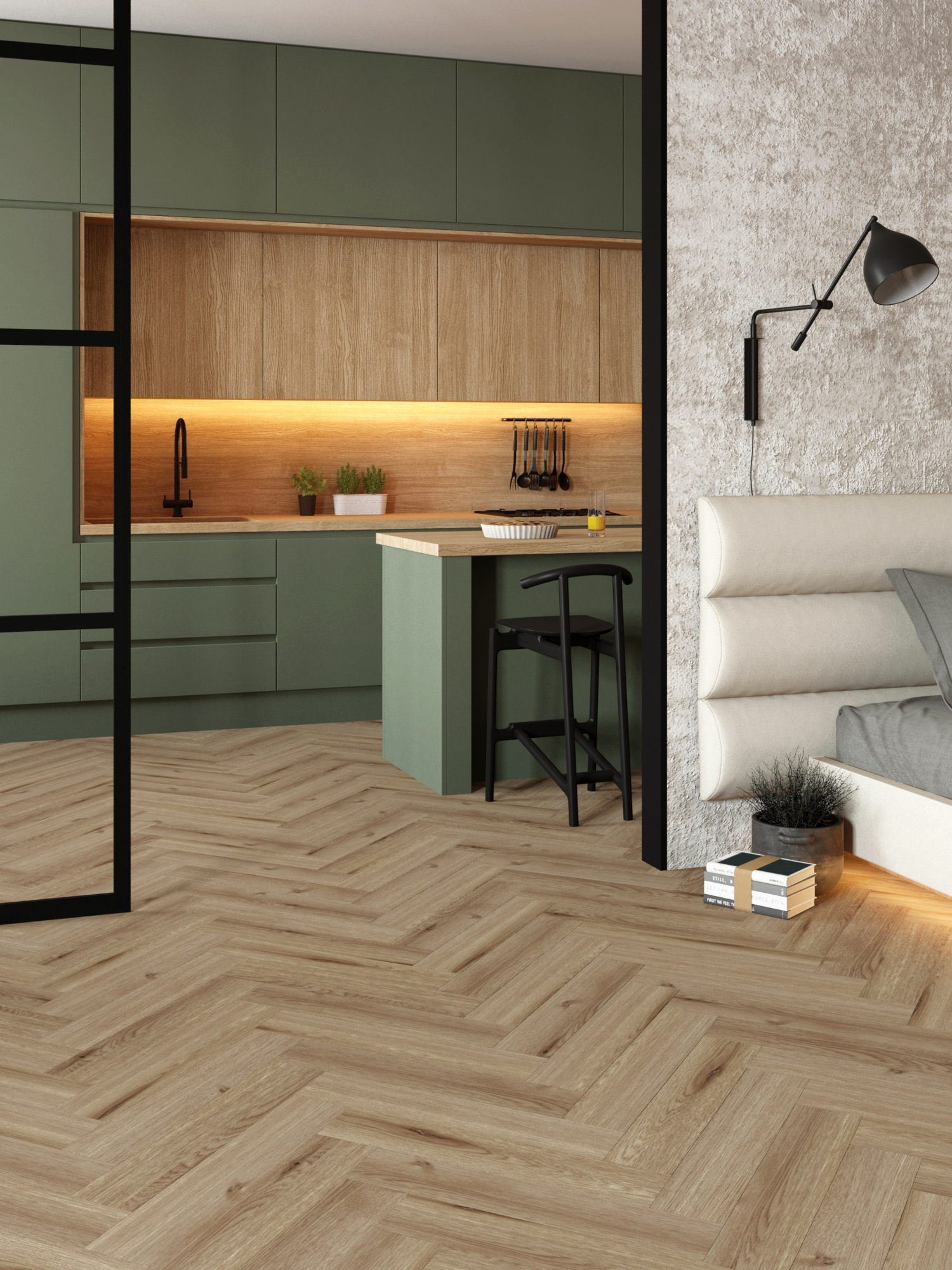 Изображение товара SPC плитка Polmark Weave ST1751 43 класс толщина 4.50 мм 1.488 м², цена за упаковку