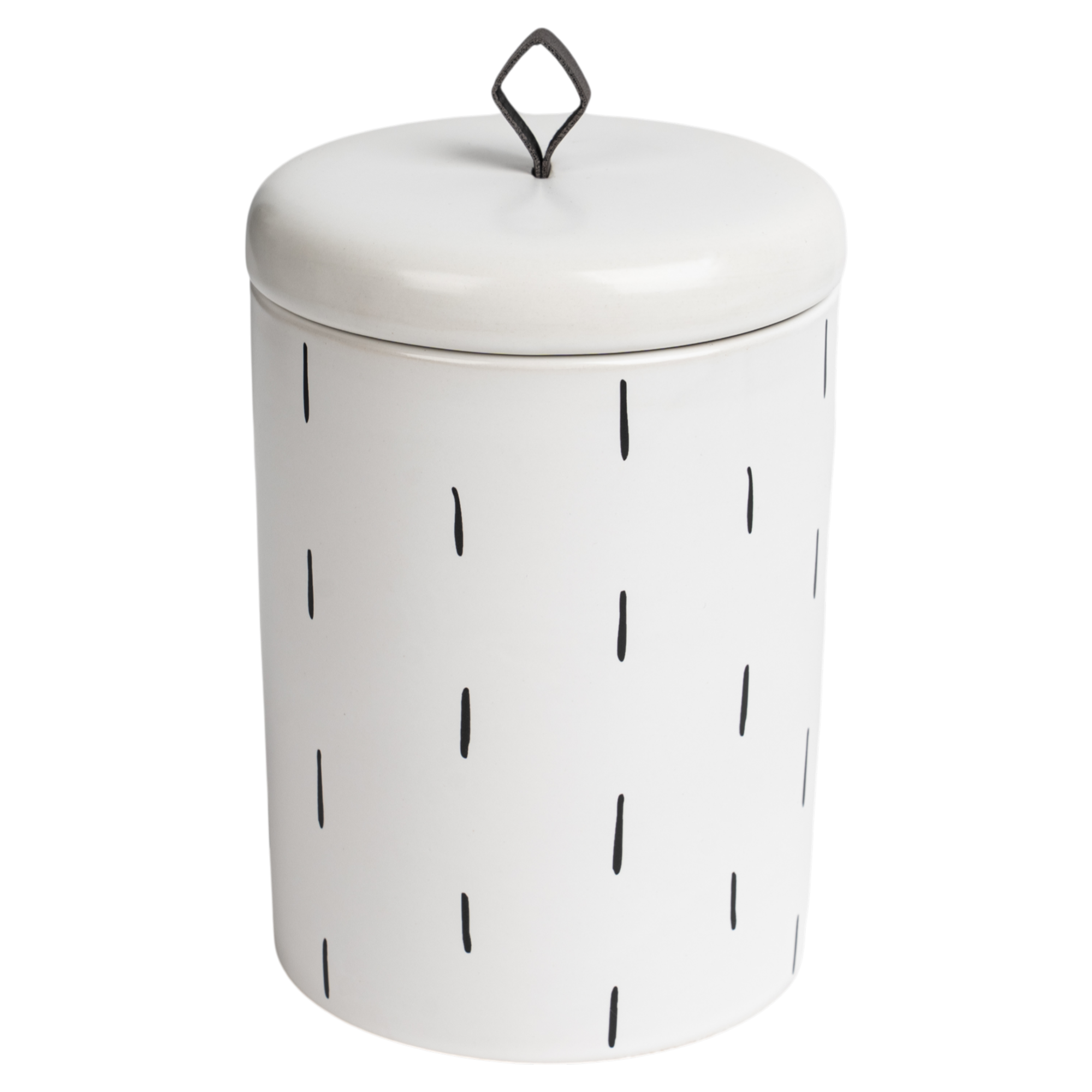 Изображение товара Банка для сыпучих продуктов Vidage Дизайн 3 0.8 л керамика цвет белый