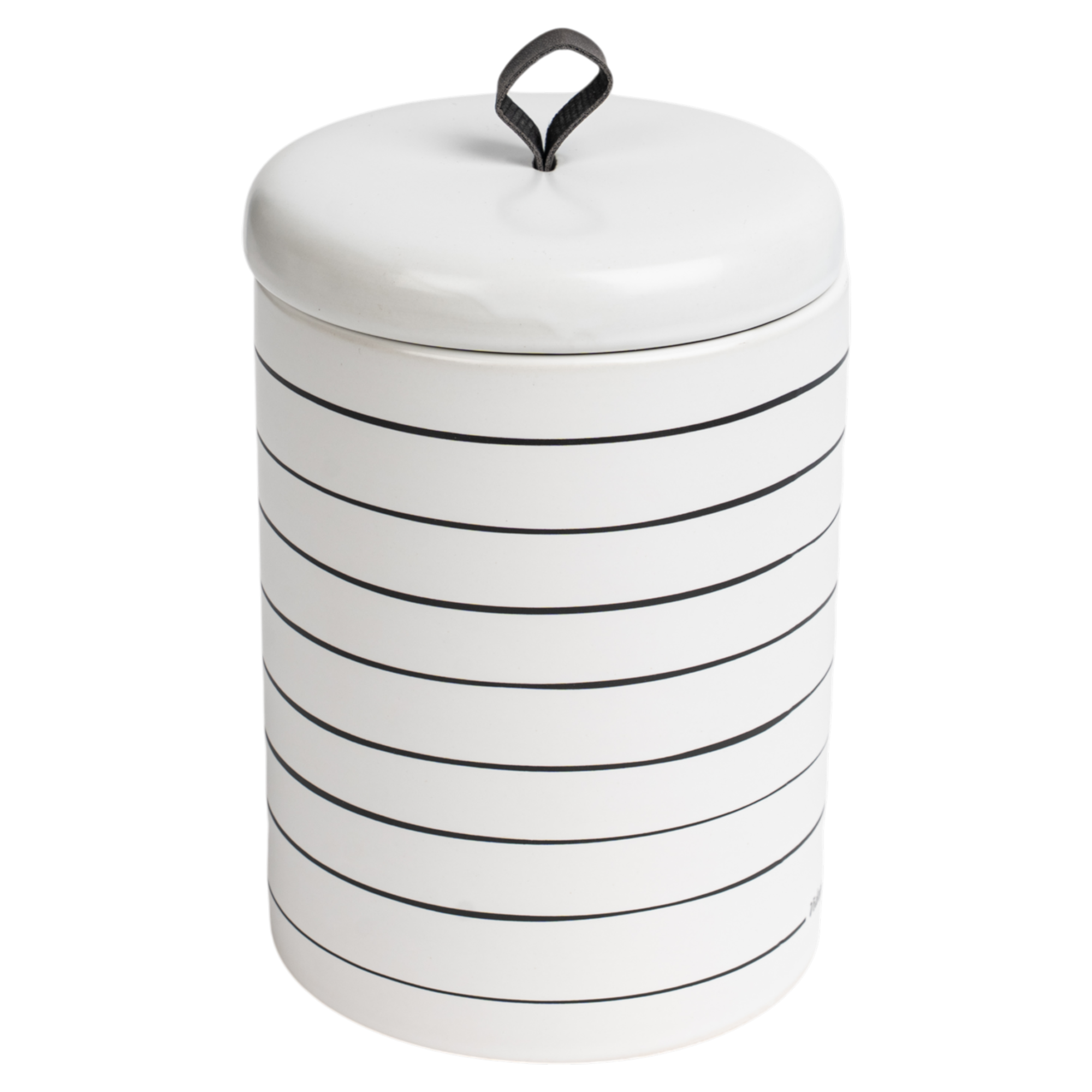 Изображение товара Банка для сыпучих продуктов Vidage 0.8 л керамика бамбук белая