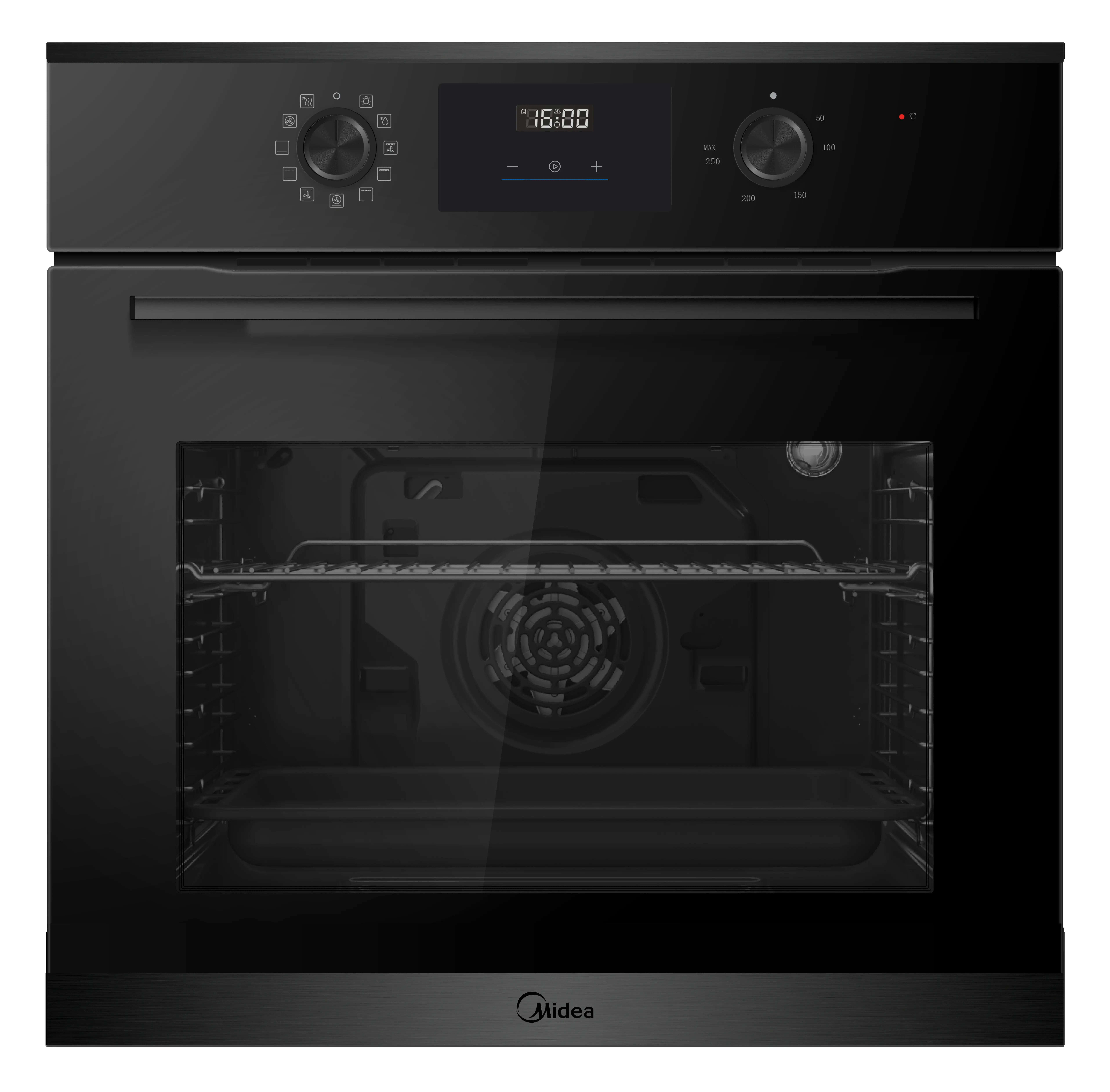 Встраиваемый духовой шкаф Midea MO611102GB 59.5x59.5x57 см конвекция цвет черный - 1