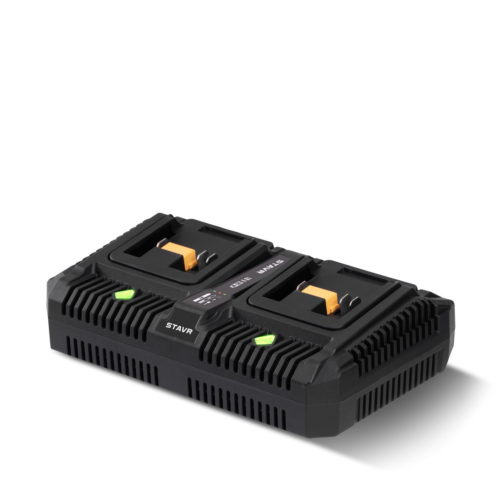 Изображение товара Зарядное устройство STAVR SBC 18-6A2-01 для аккумуляторов 18V быстрый заряд 2 порта