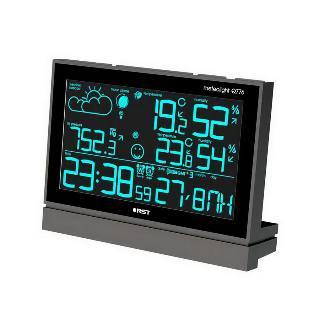 Изображение товара Многоцветная цифровая метеостанция RST Q776