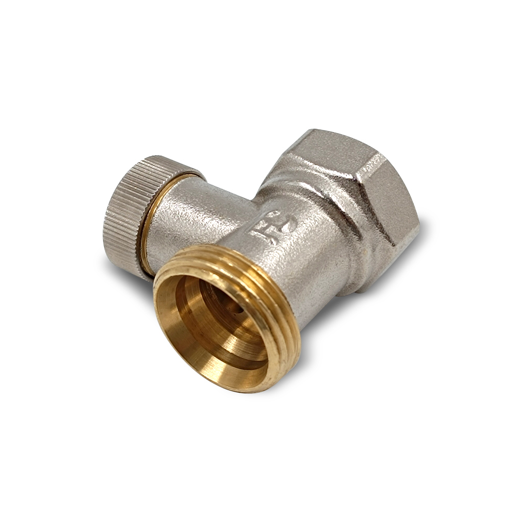 Изображение товара Клапан для радиатора Primoclima Armature 1/2"x3/4" латунь никель прямой