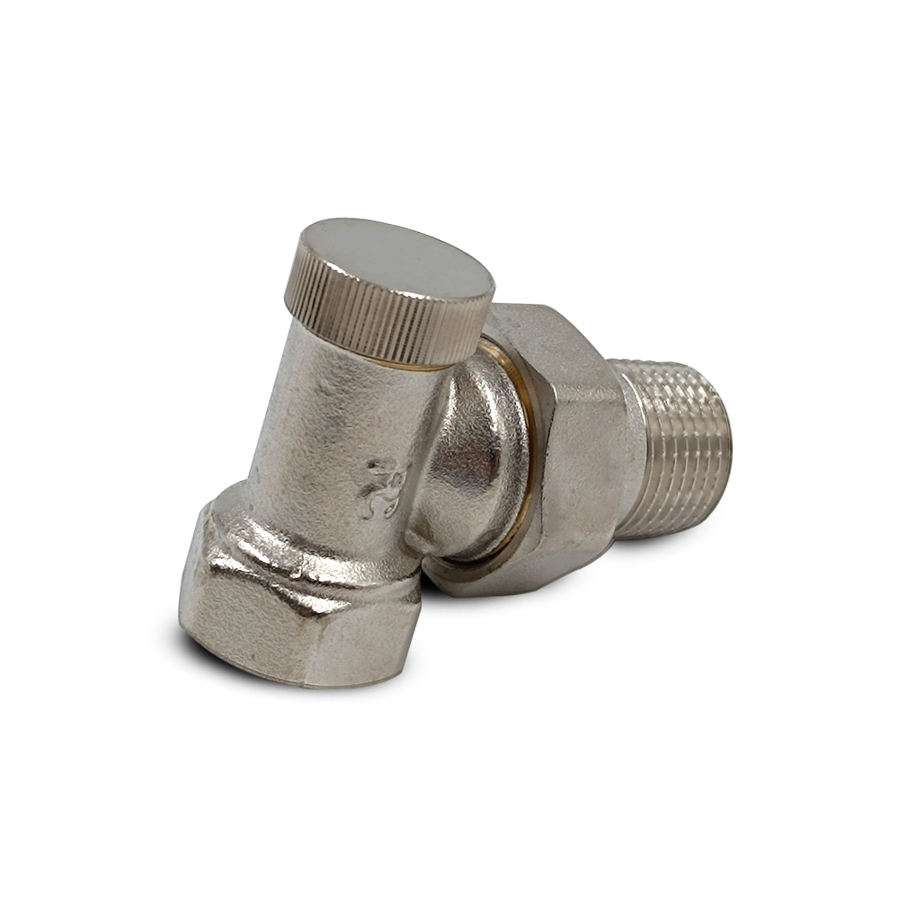 Изображение товара Клапан для радиатора Primoclima Armature угловой 1/2 латунь никель