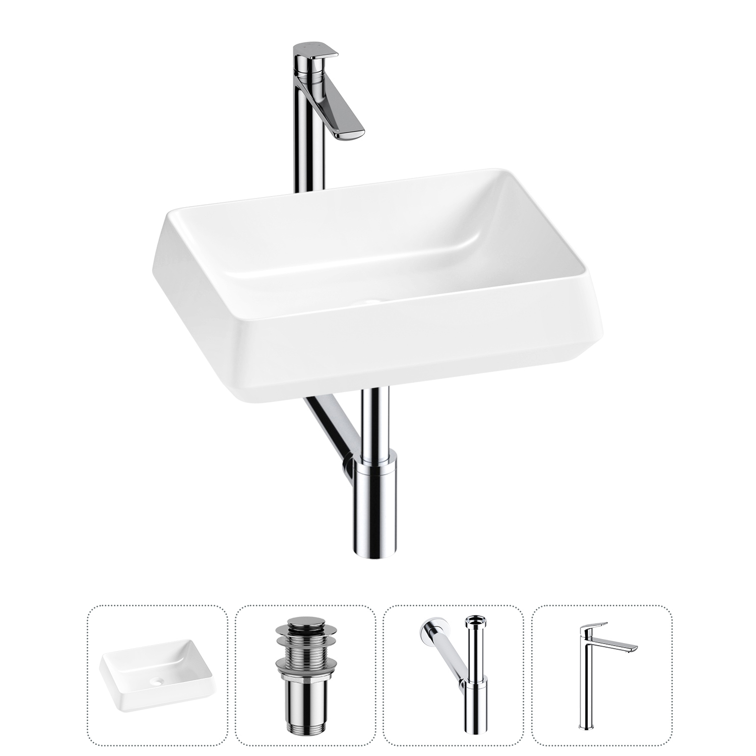 Изображение товара Раковина Lavinia boho bathroom sink 50см комплект высокого качества