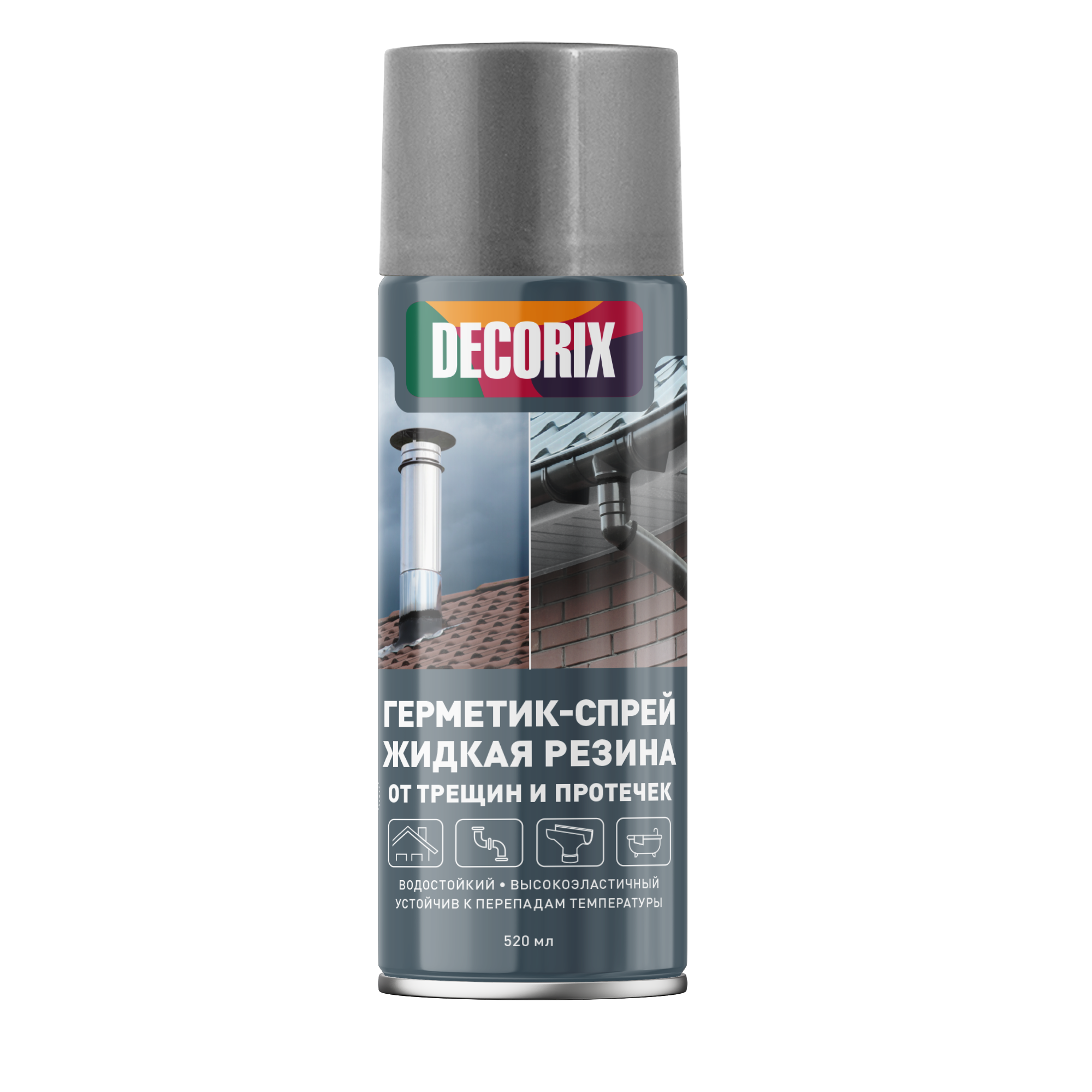 Изображение товара Герметик-спрей Decorix 0126-02 DX Серый для внутренних и наружных работ Изображение товара Герметик-спрей Decorix 0126-02 DX Серый для внутренних и наружных работ