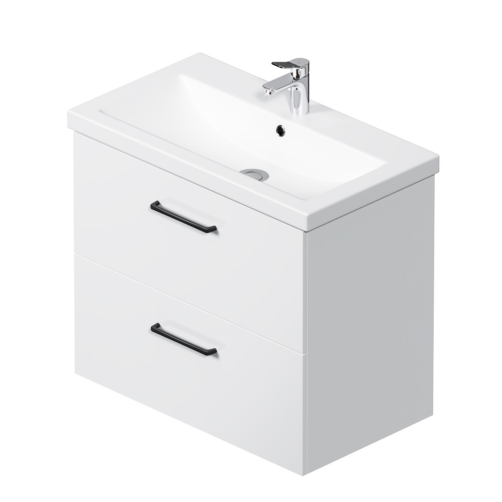 Изображение товара Корпус тумбы подвесной AM.PM Force M9FCFUX0802WM 66x76.5x44.6 см белый матовый