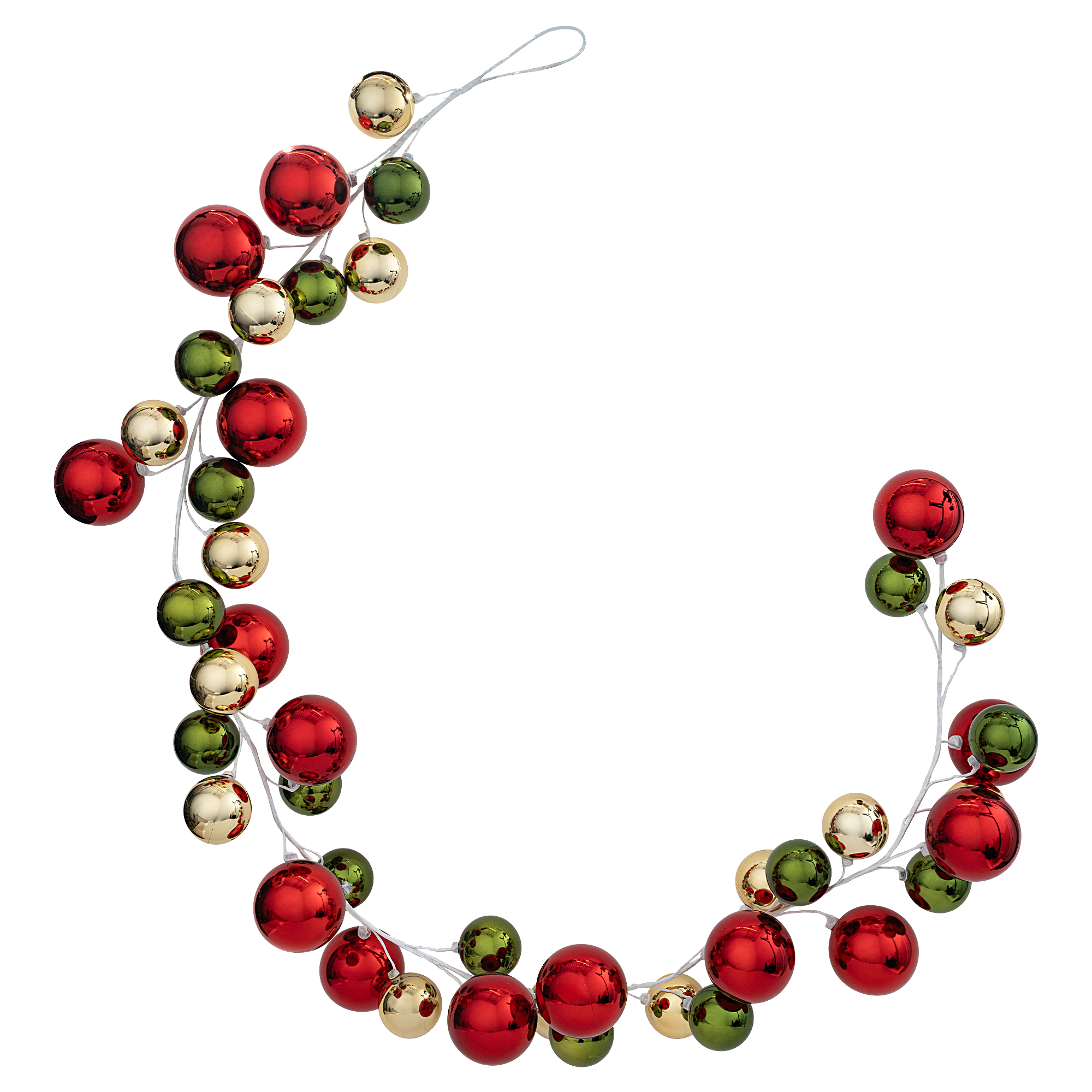 Изображение товара Гирлянда декоративная KREAFORTA 180 см с шарами разноцветный