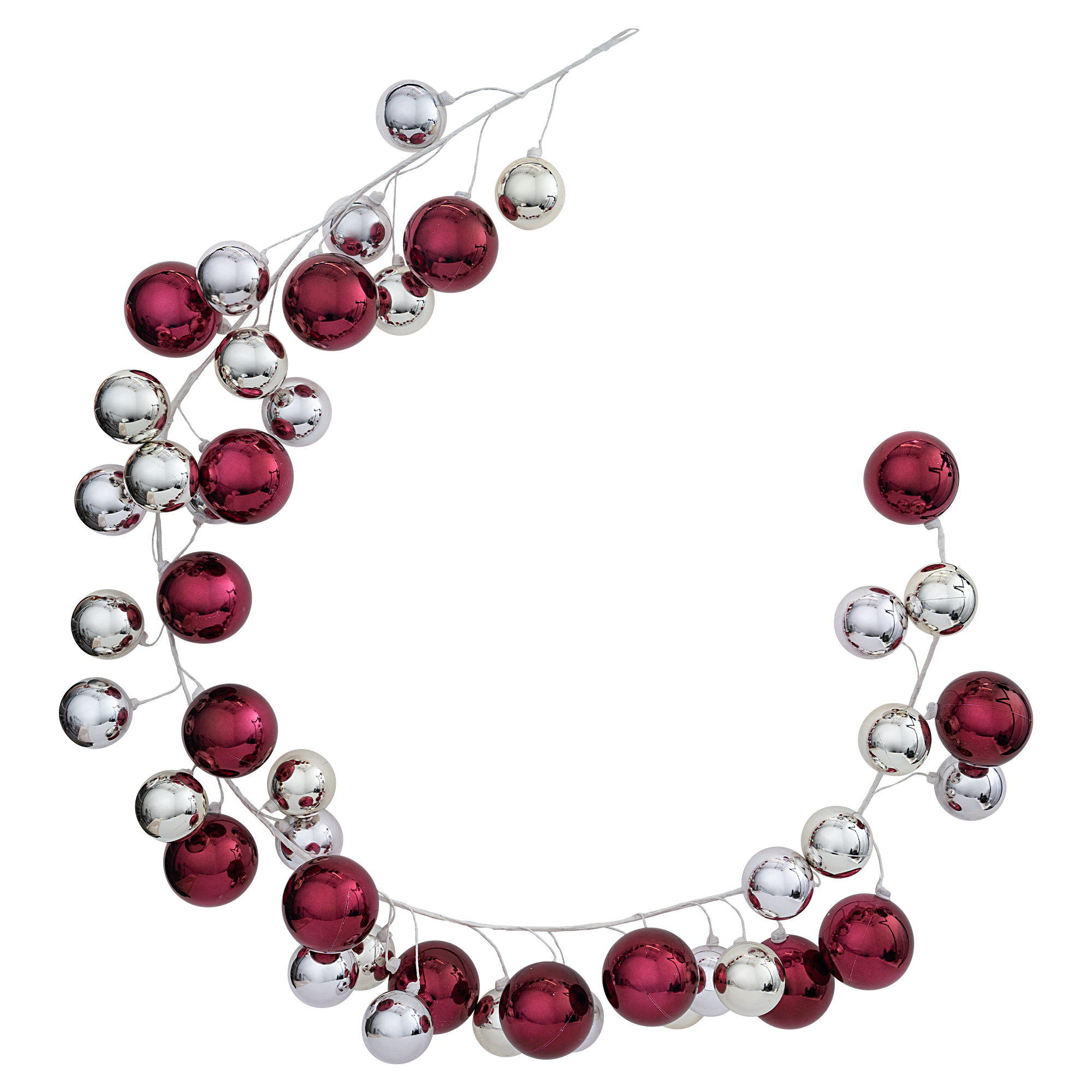 Изображение товара Гирлянда декоративная KREAFORTA 180 см с шарами розовый