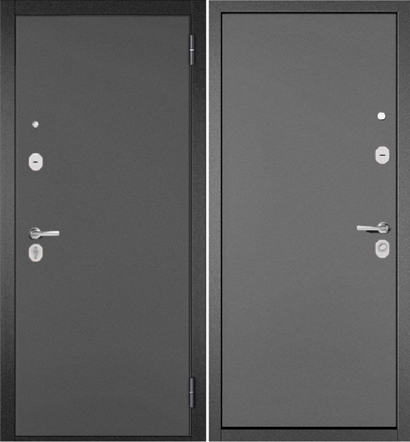 Изображение товара Входная дверь Эталон Trust Eco, левый, 205x86 см, антрацит букле