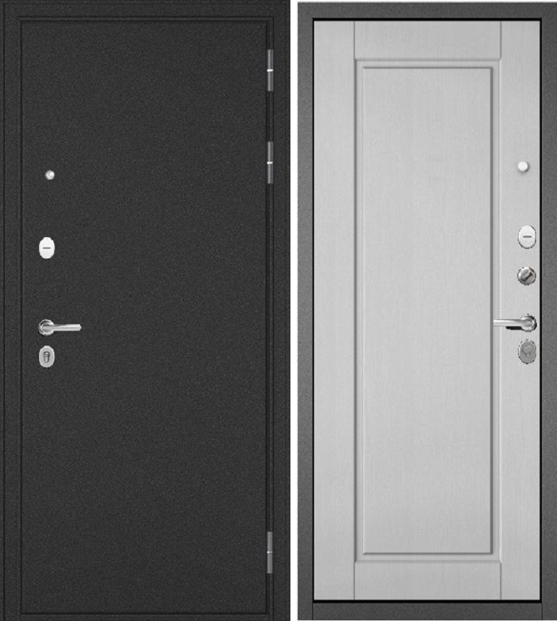 Изображение товара Эталон Trust Mass 0 - входная дверь 205x86 см, антрацит букле, 3 контура уплотнения