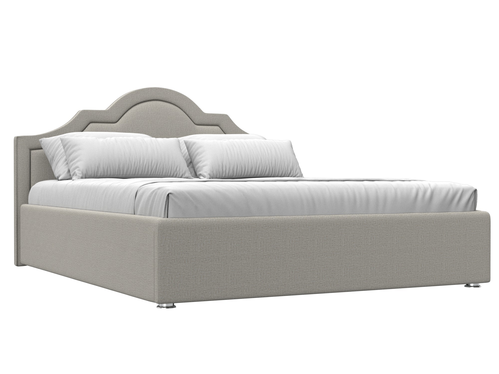 Изображение товара Кровать Афина 160 с подъемным механизмом и ящиком бежевый ЛИГА ДИВАНОВ