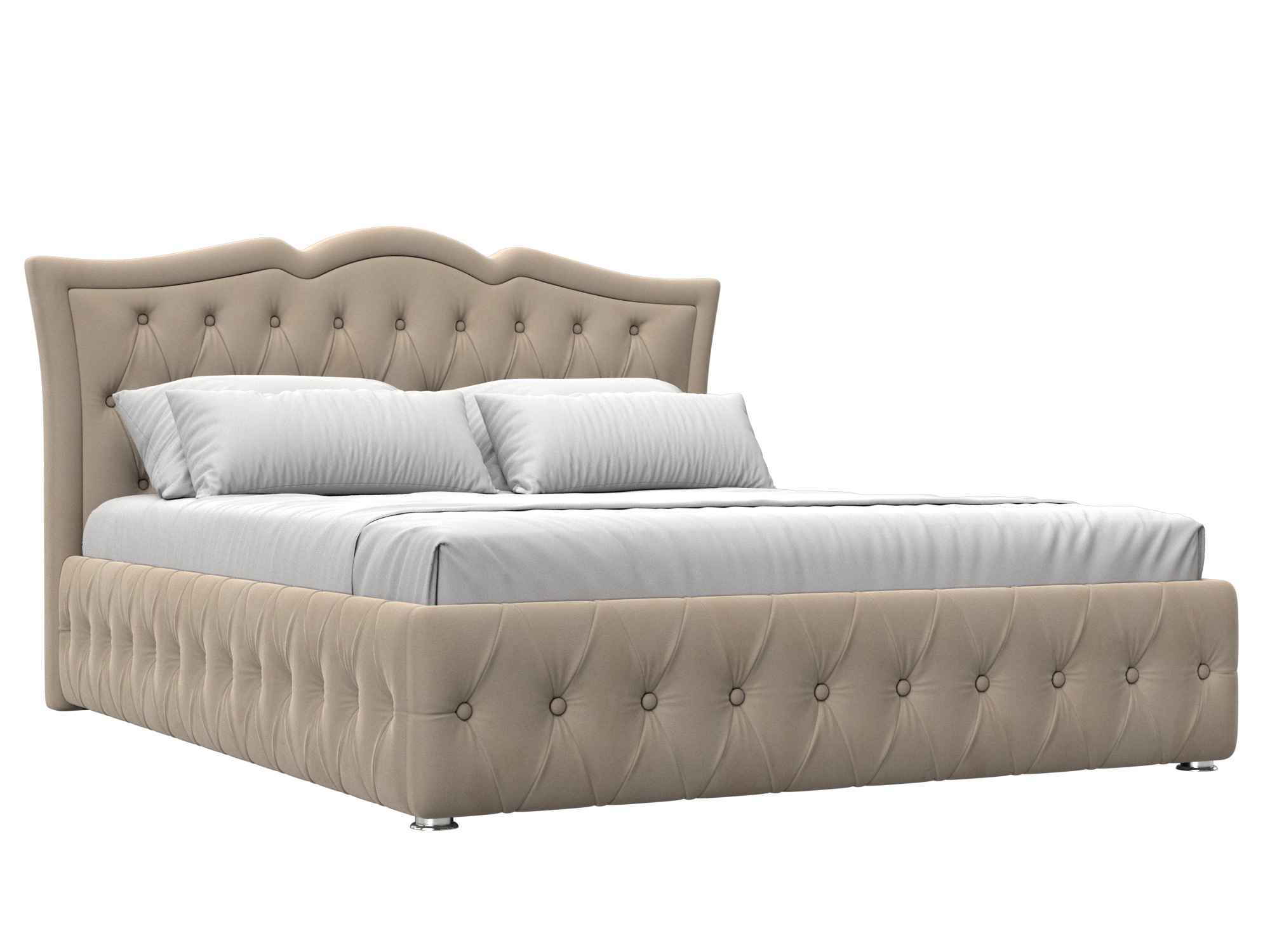 Изображение товара Кровать Герда 160x200 см с подъемным механизмом Лига Диванов бежевый