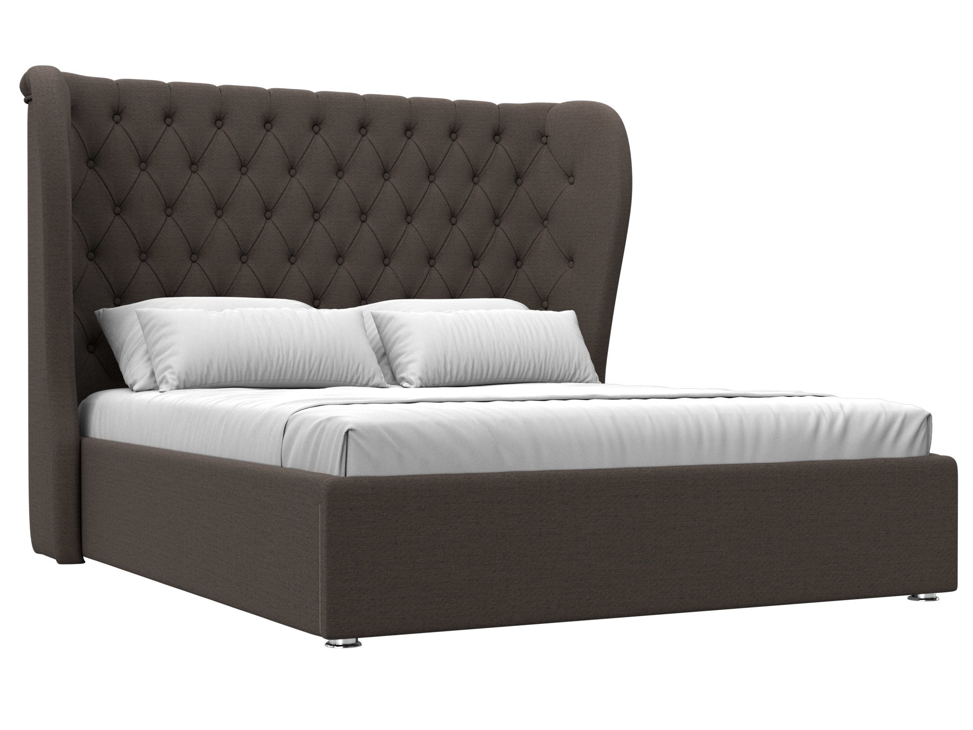 Изображение товара Кровать Лига диванов Далия 200x160 см подъемный механизм цвет амур 05 коричневый