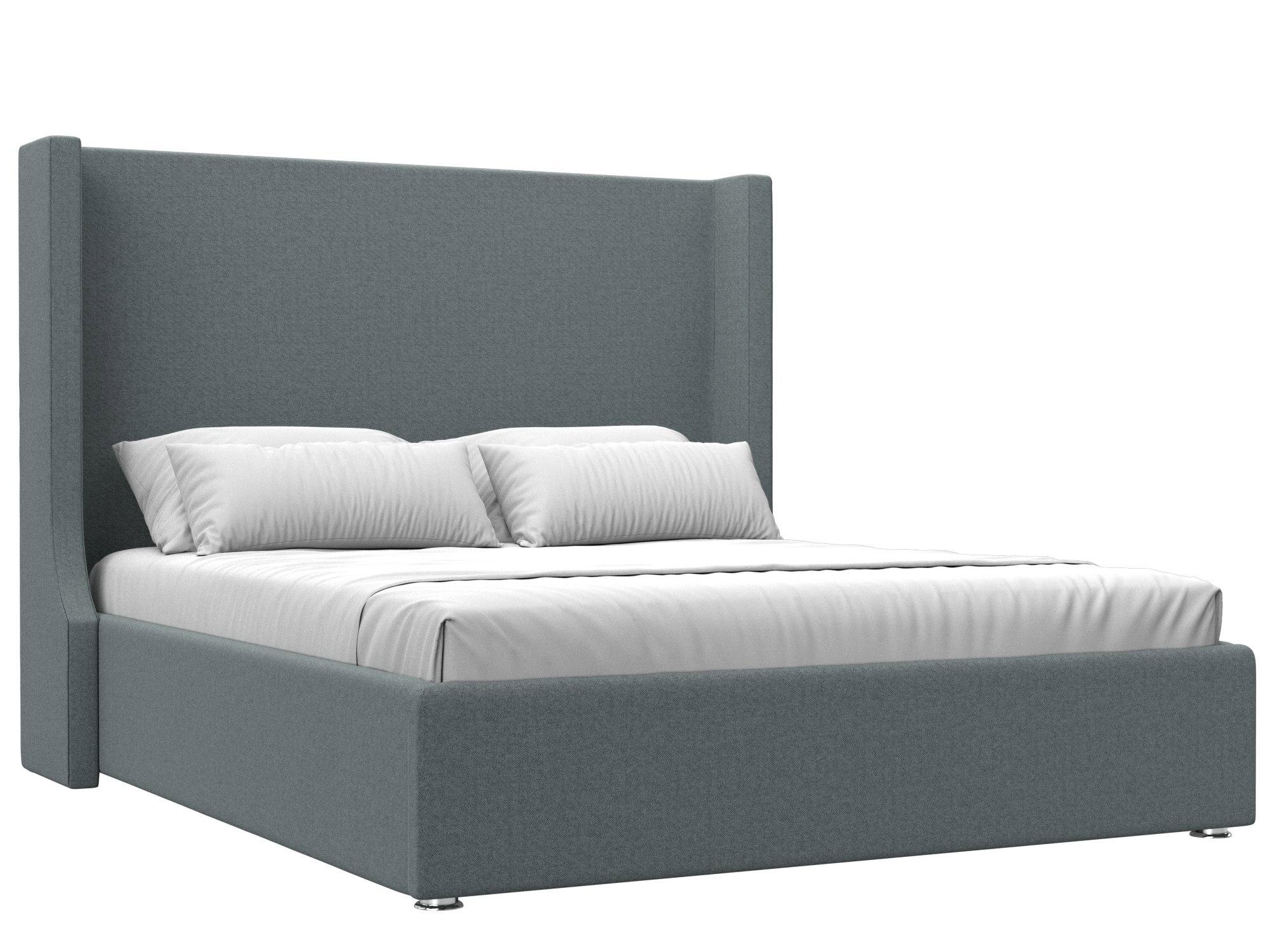 Изображение товара Кровать Ларго 160 см 200 см с подъемным механизмом серый Лига диванов