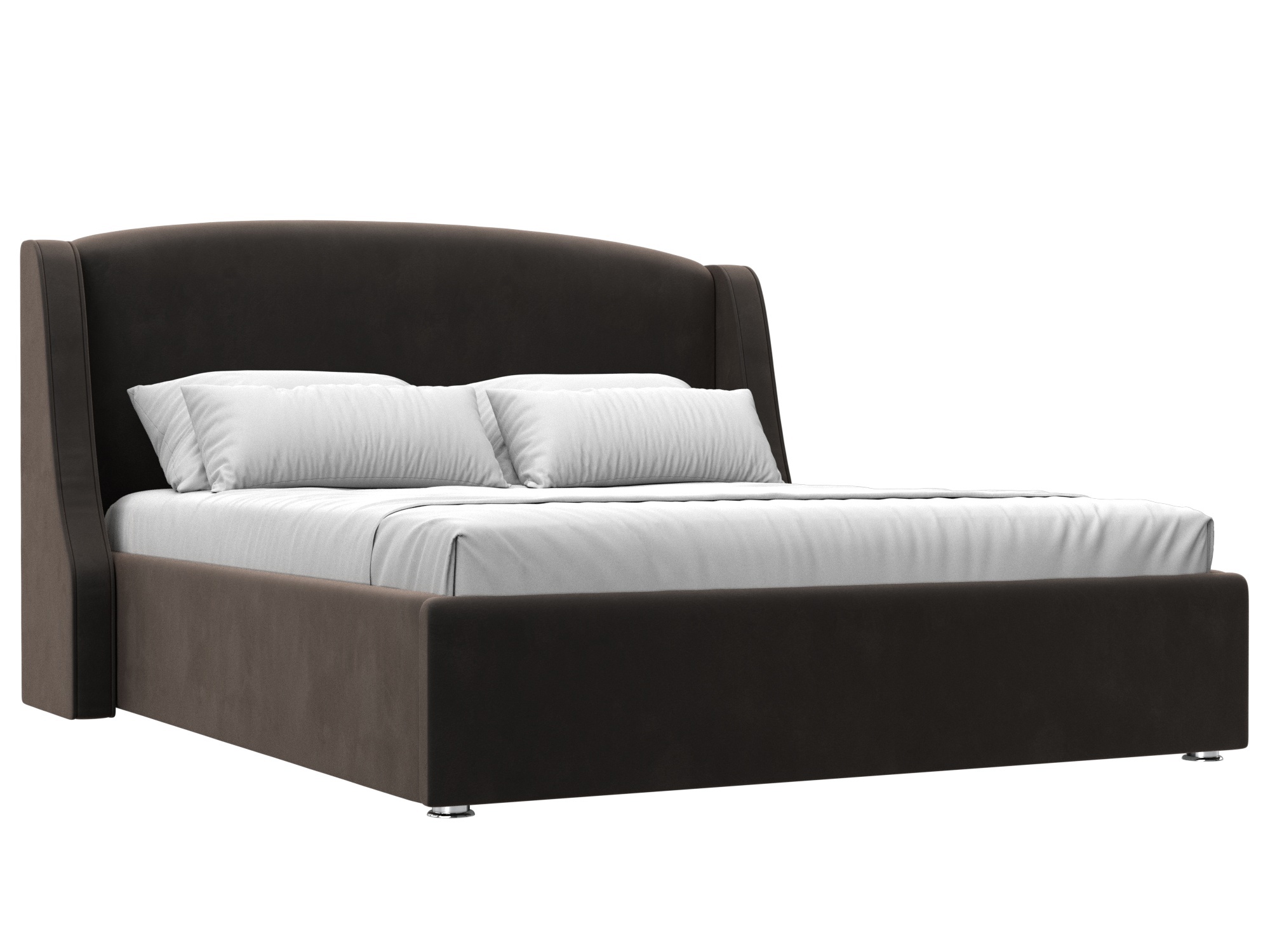 Изображение товара Кровать Лига диванов Лотос 200x160 см подъемный механизм цвет seven 727 коричневый