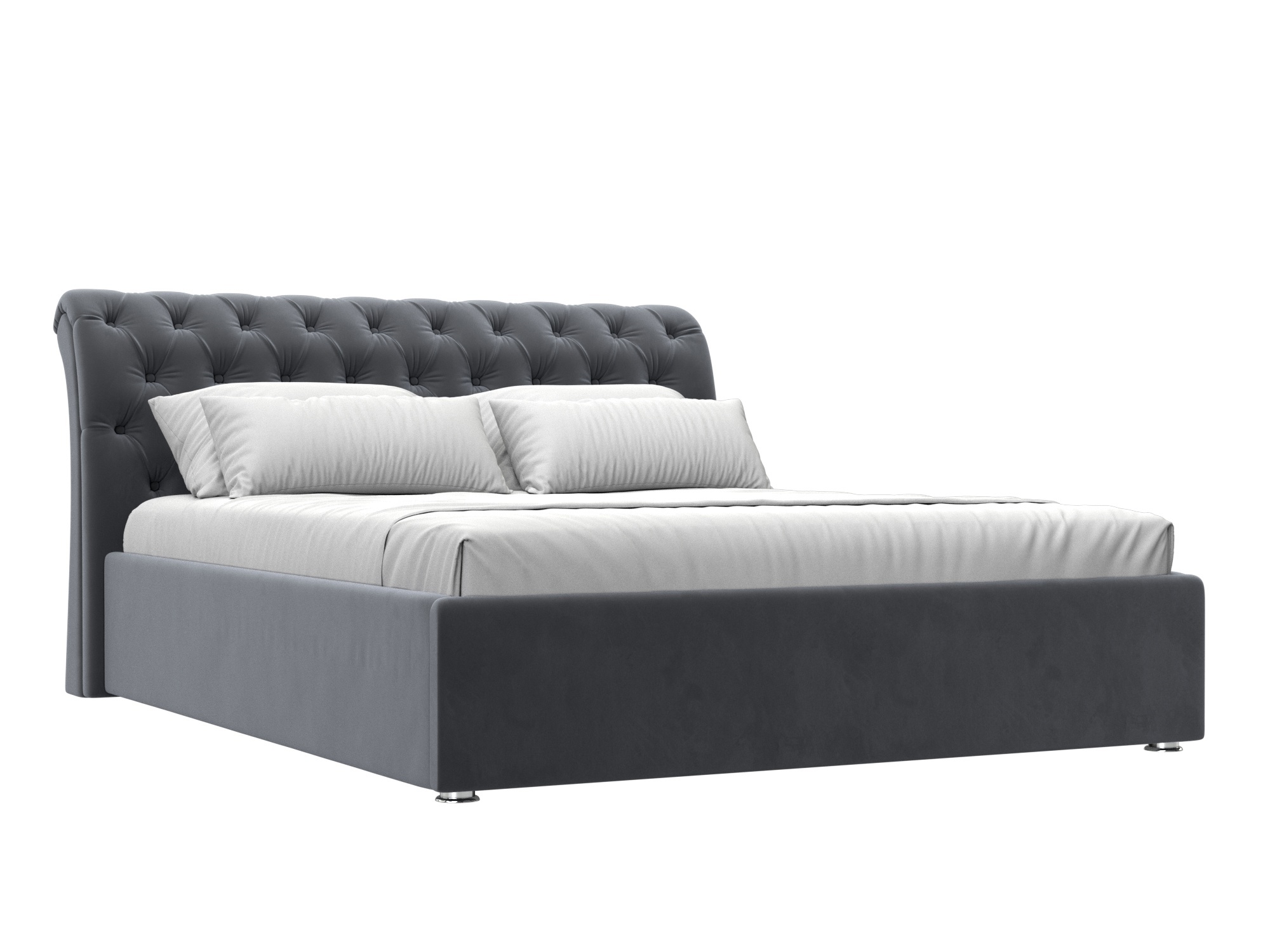 Изображение товара Кровать Сицилия 160 см подъемный механизм серый Лига Диванов