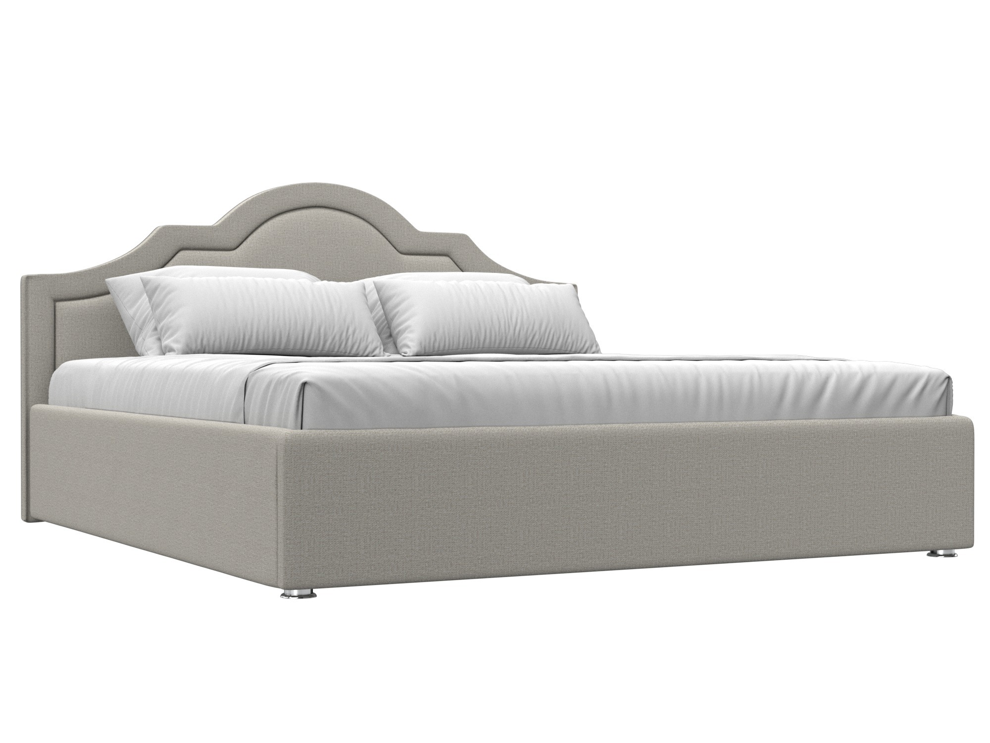 Изображение товара Кровать Афина 180 с подъемным механизмом и ящиком бежевый Лига Диванов