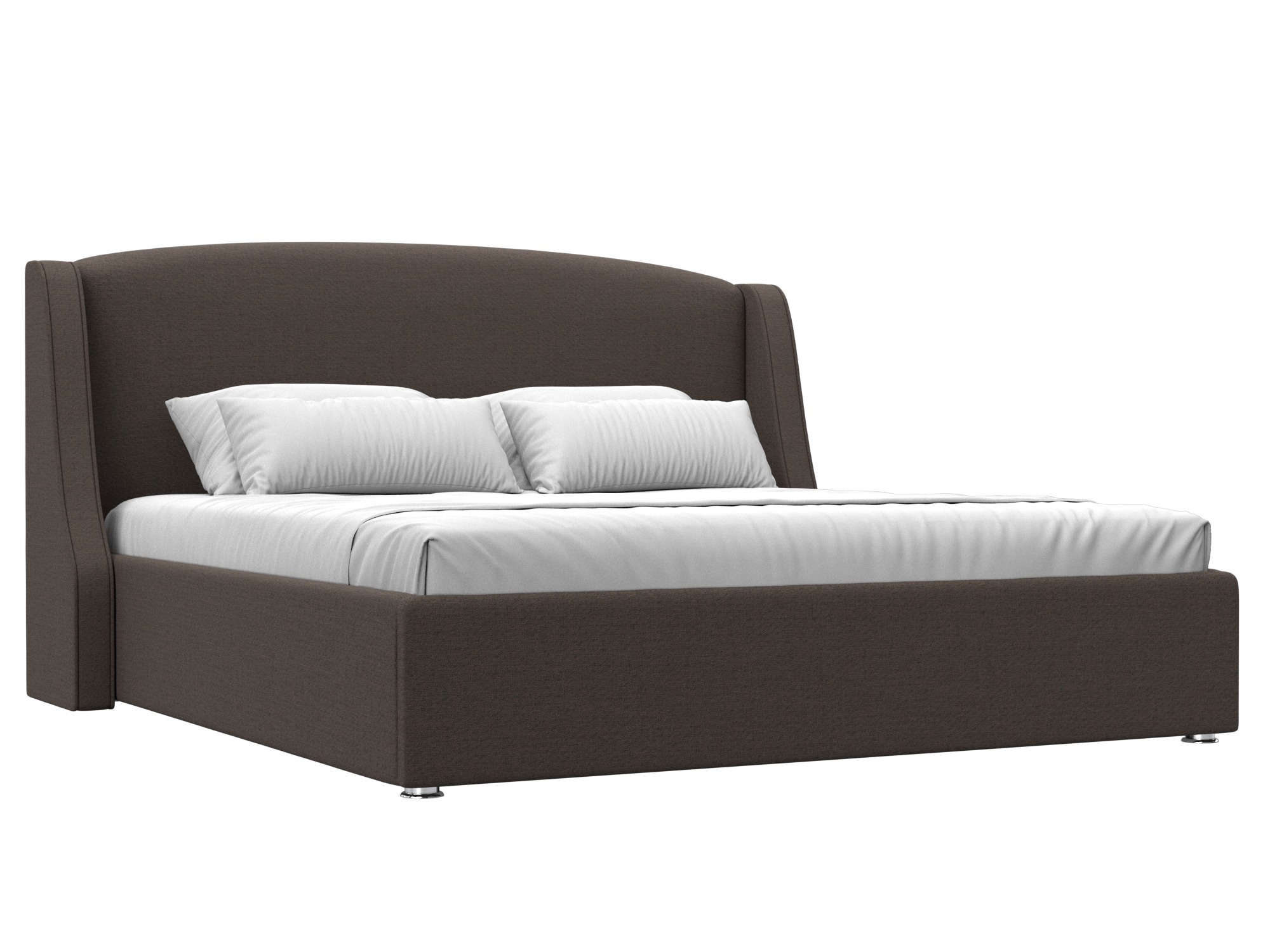 Изображение товара Кровать Лига диванов Лотос 200x180 см подъемный механизм цвет амур 05 коричневый