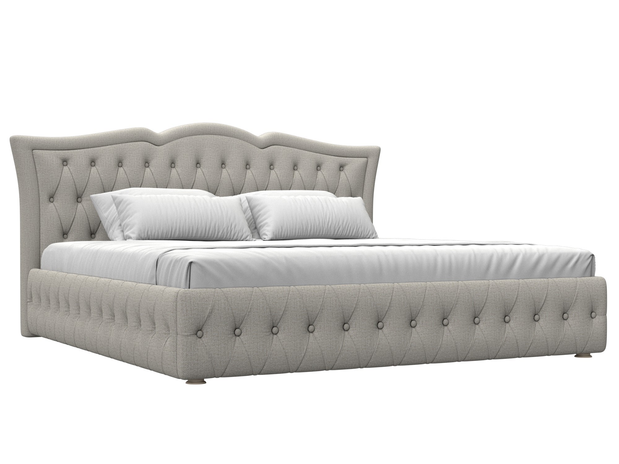 Изображение товара Кровать Герда 200x200 см подъемный механизм бежевый ЛИГА ДИВАНОВ